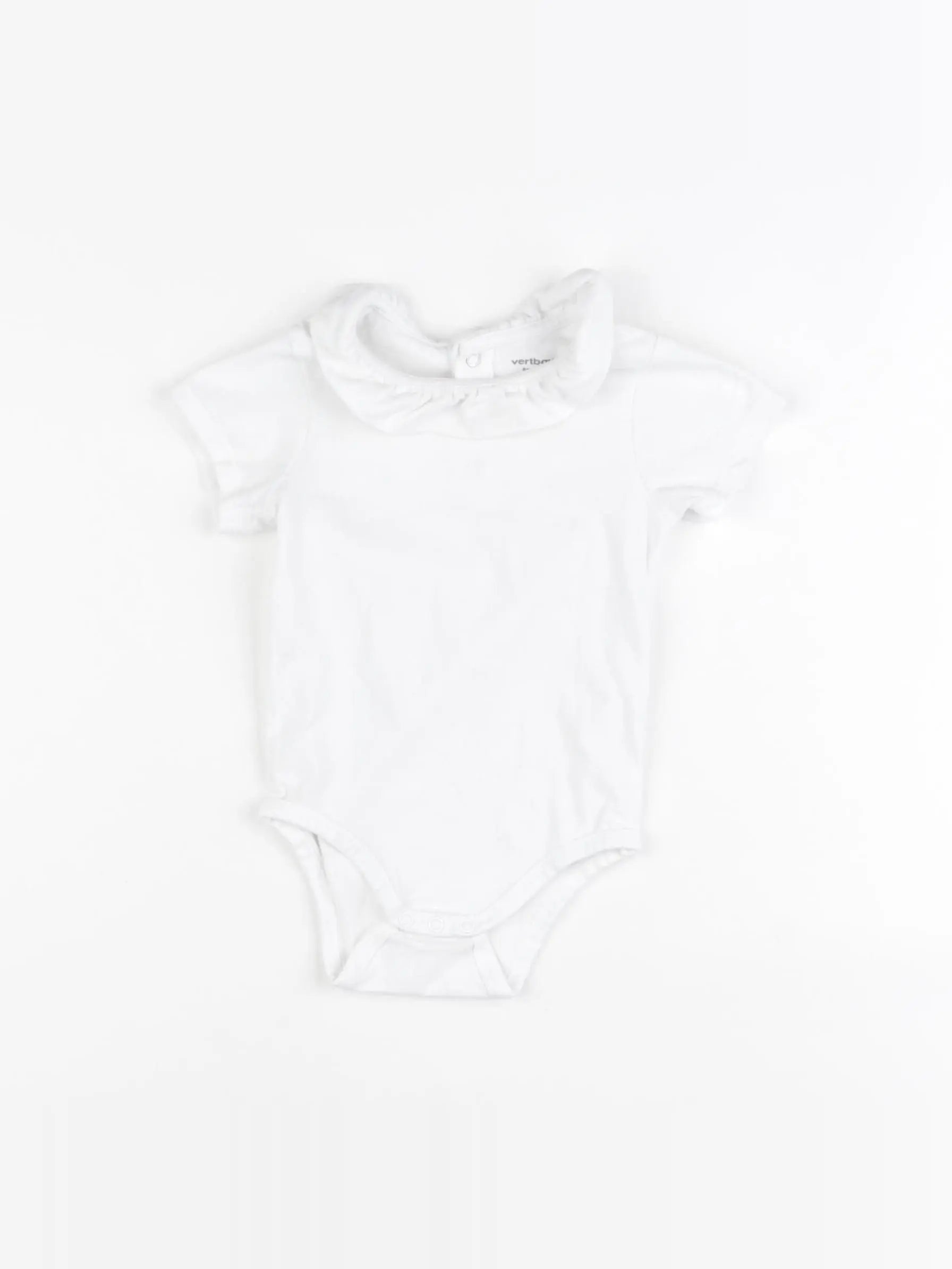 Vertbaudet - body à col blanc - 6 mois