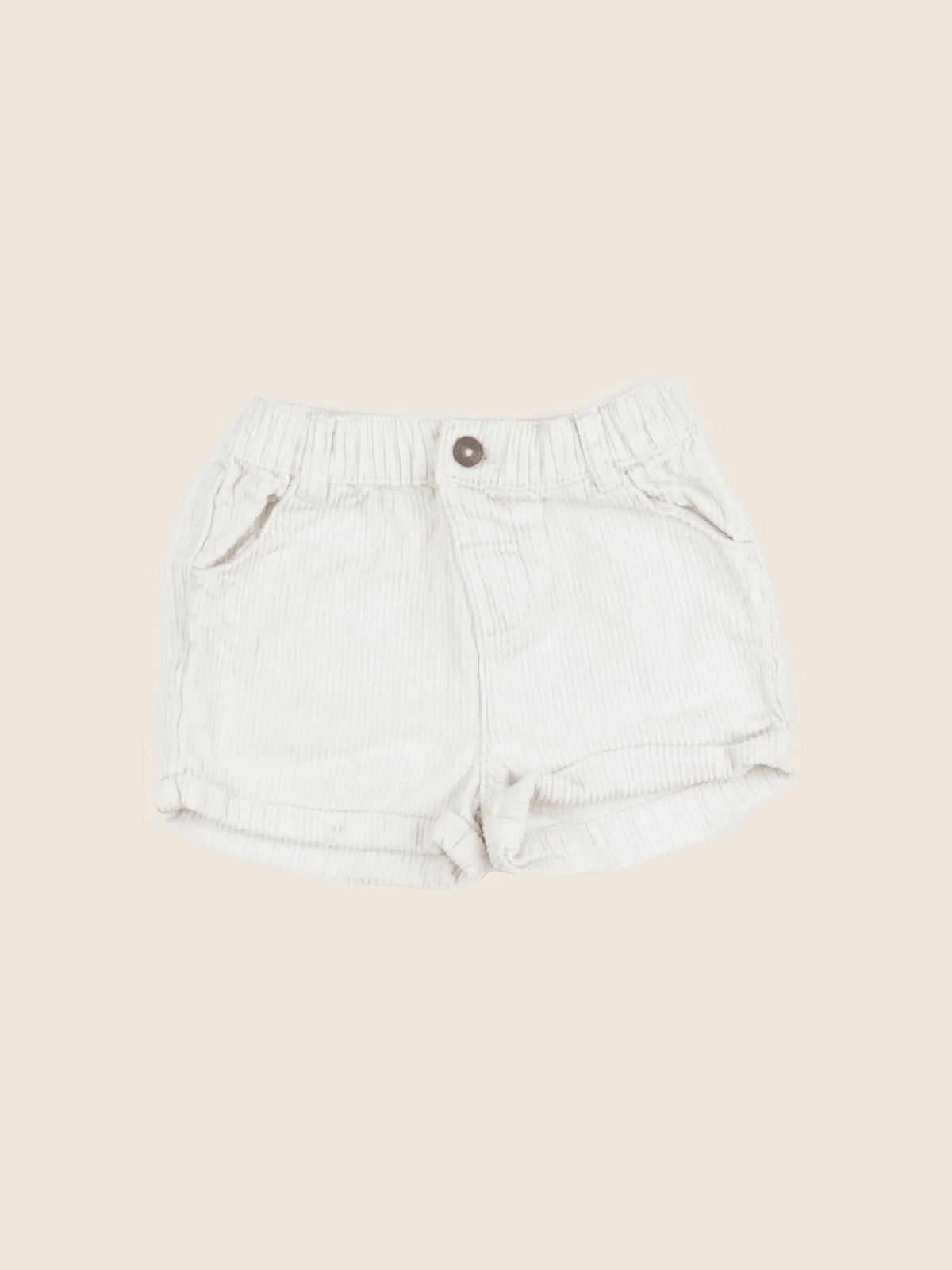 Vertbaudet - short beige - 12 mois