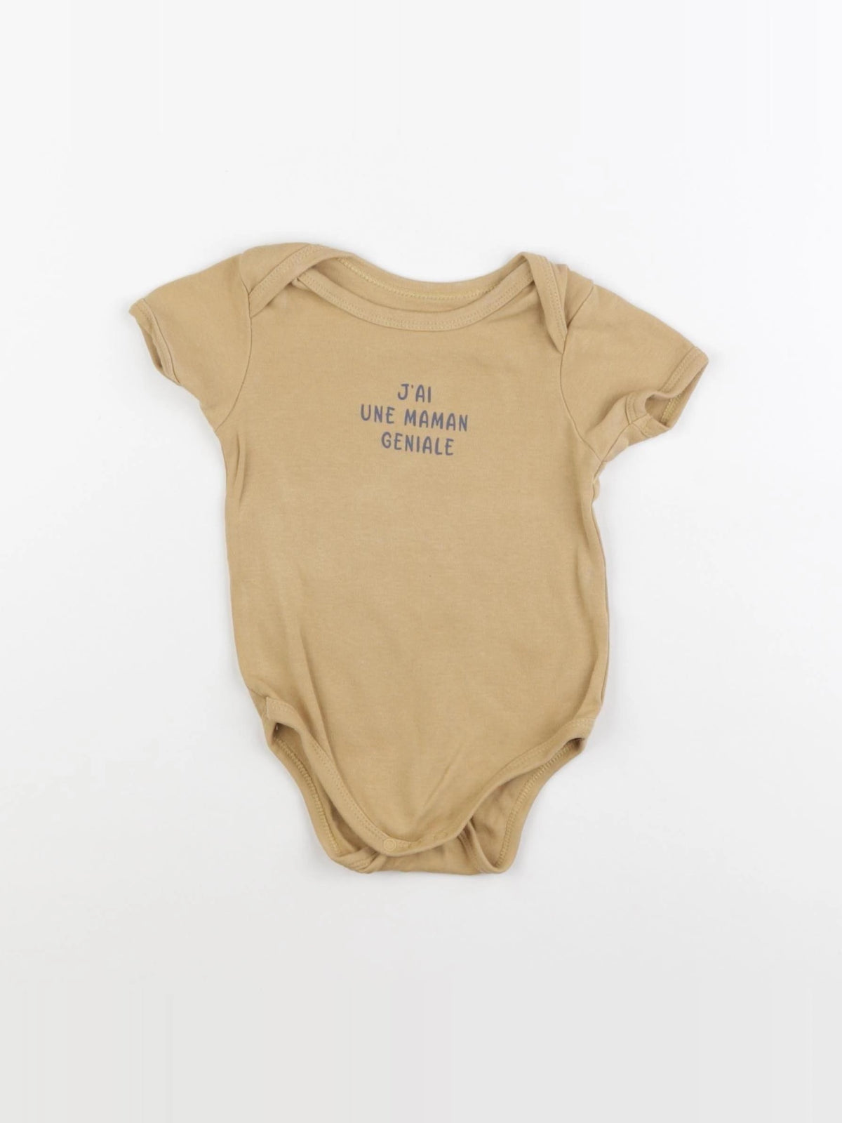 Vertbaudet - body jaune - 12 mois