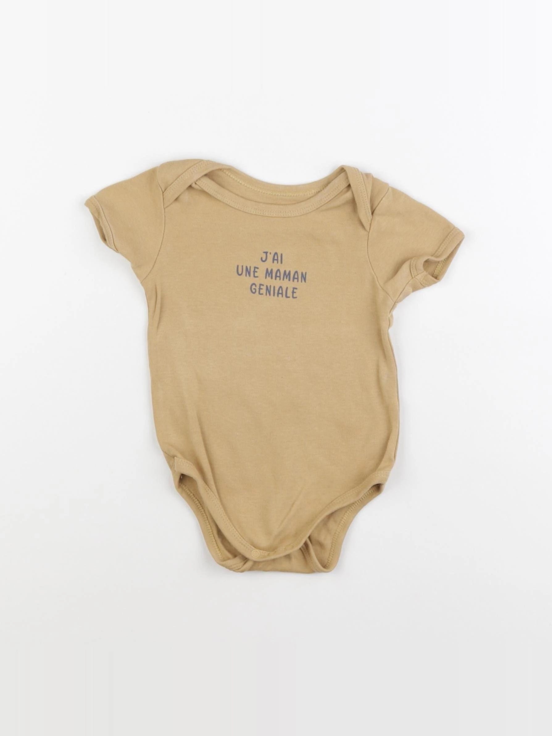 Vertbaudet - body jaune - 12 mois