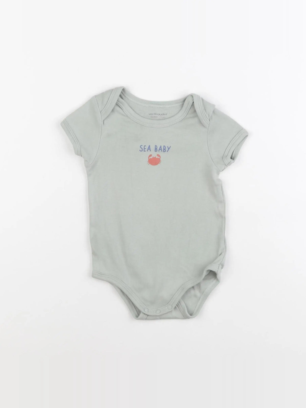 Vertbaudet - body vert - 12 mois