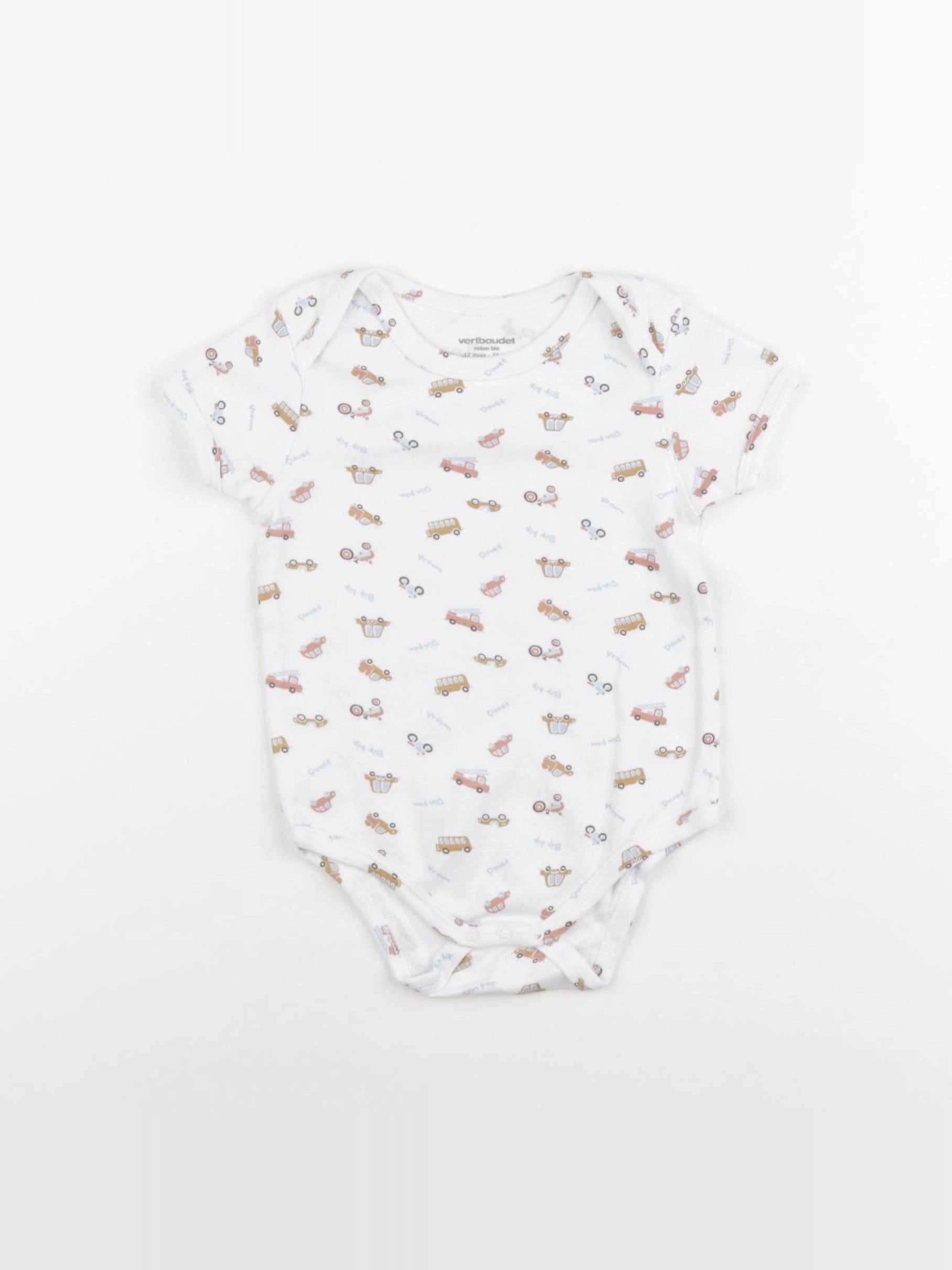 Vertbaudet - body multicolore - 12 mois