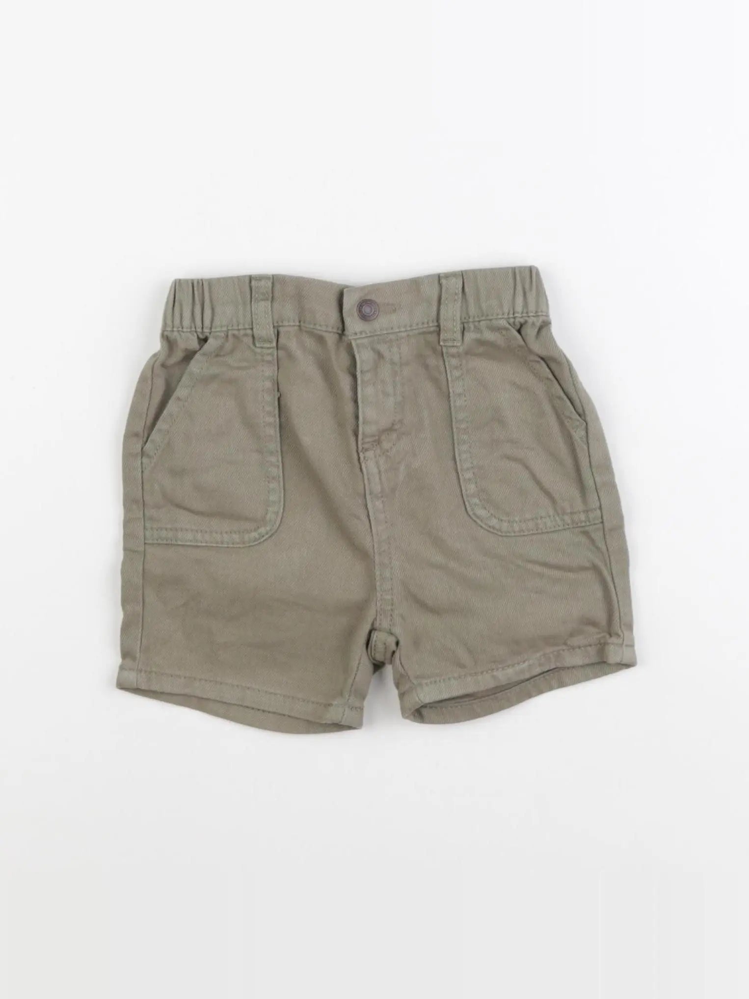 Vertbaudet - short vert - 12 mois
