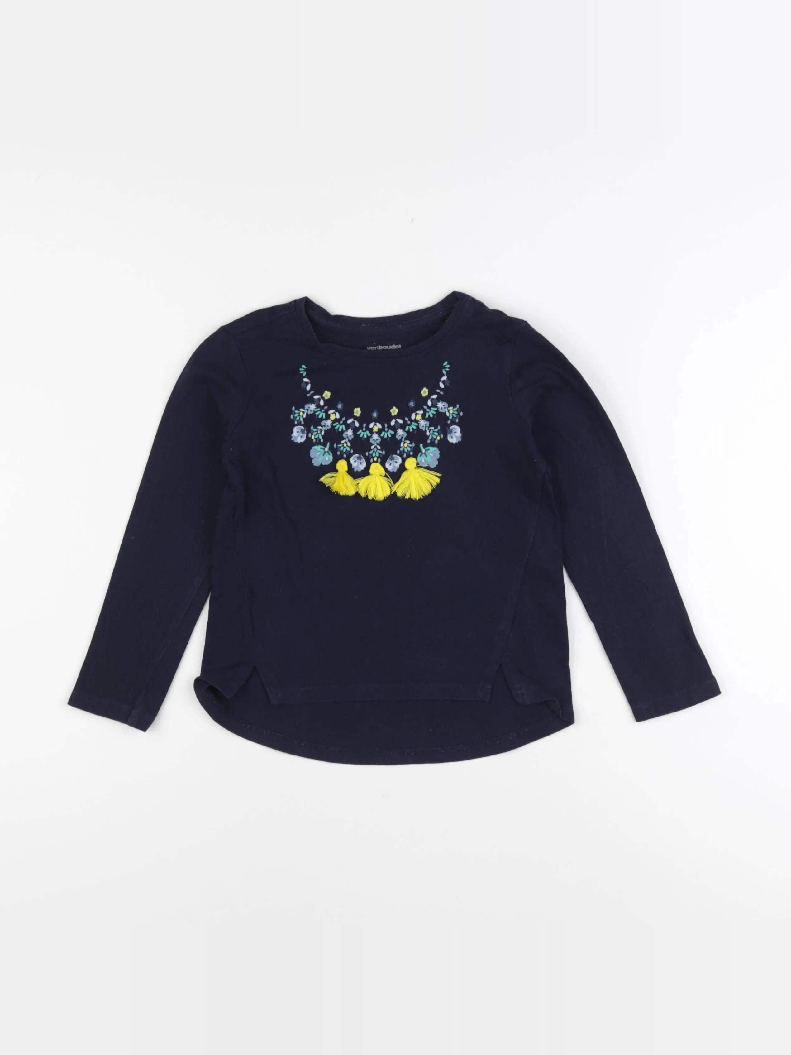 Vertbaudet - tee-shirt bleu - 4 ans