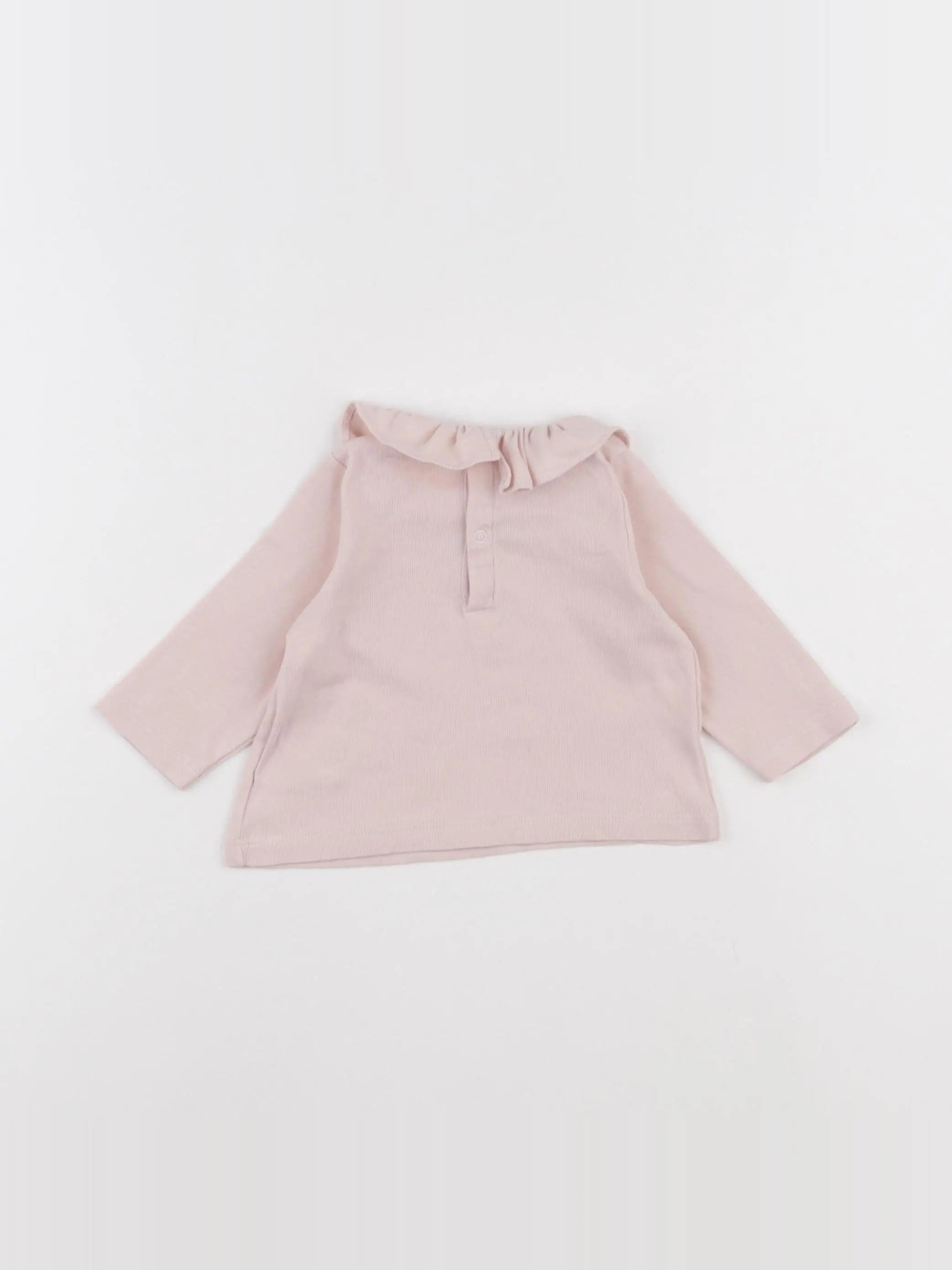 Petit Bateau - tee-shirt rose - 3 mois