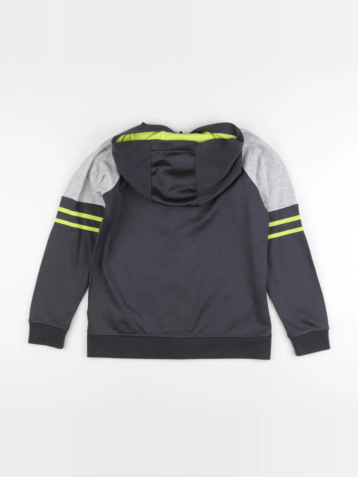 Vertbaudet - sweat gris, jaune - 12 ans