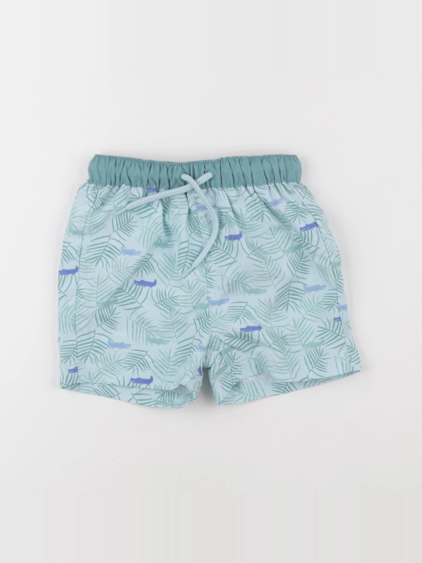 Vertbaudet - maillot de bain vert - 12 mois