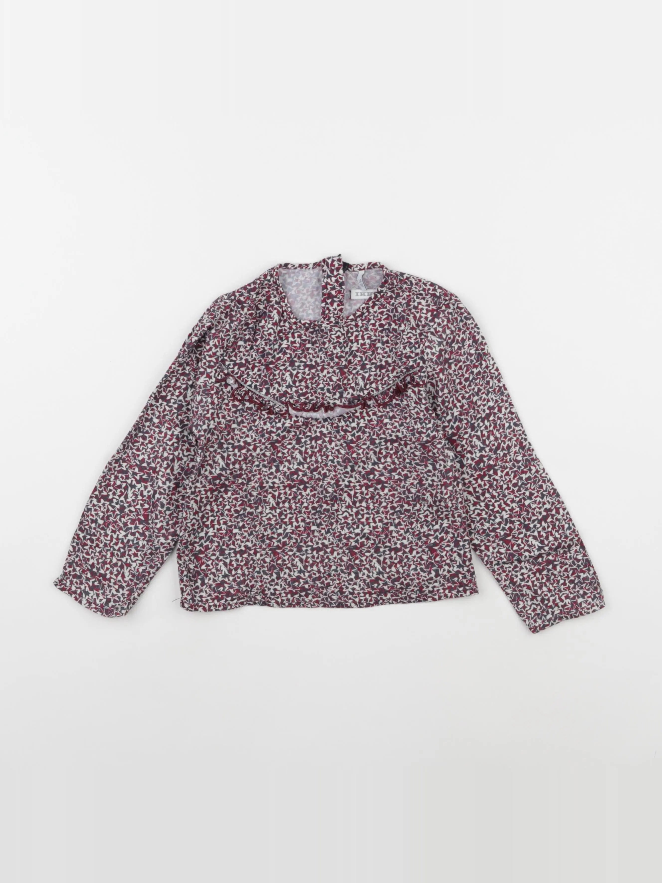 IKKS - blouse rouge, noir - 3 ans