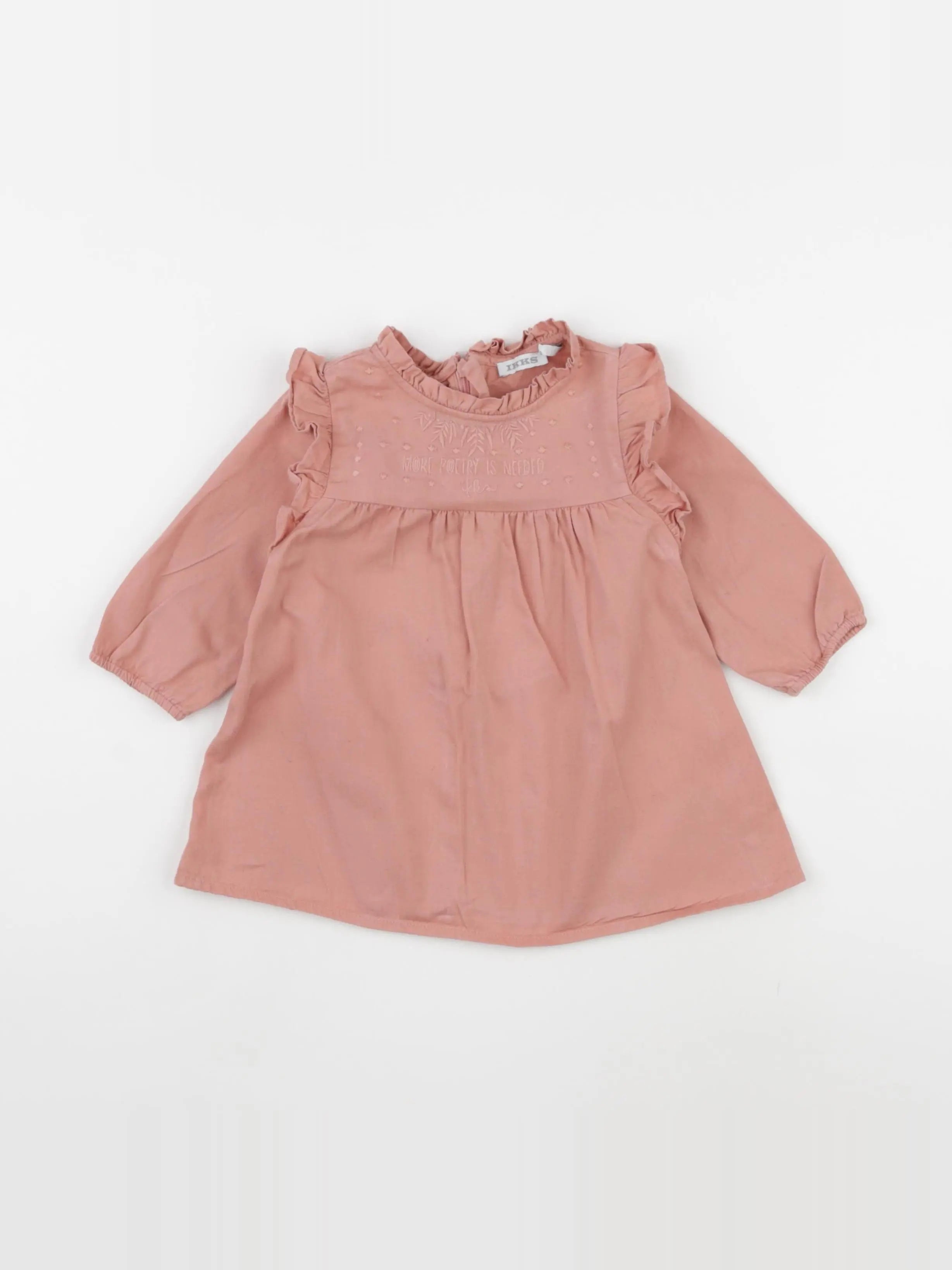 IKKS - robe rose - 6 mois