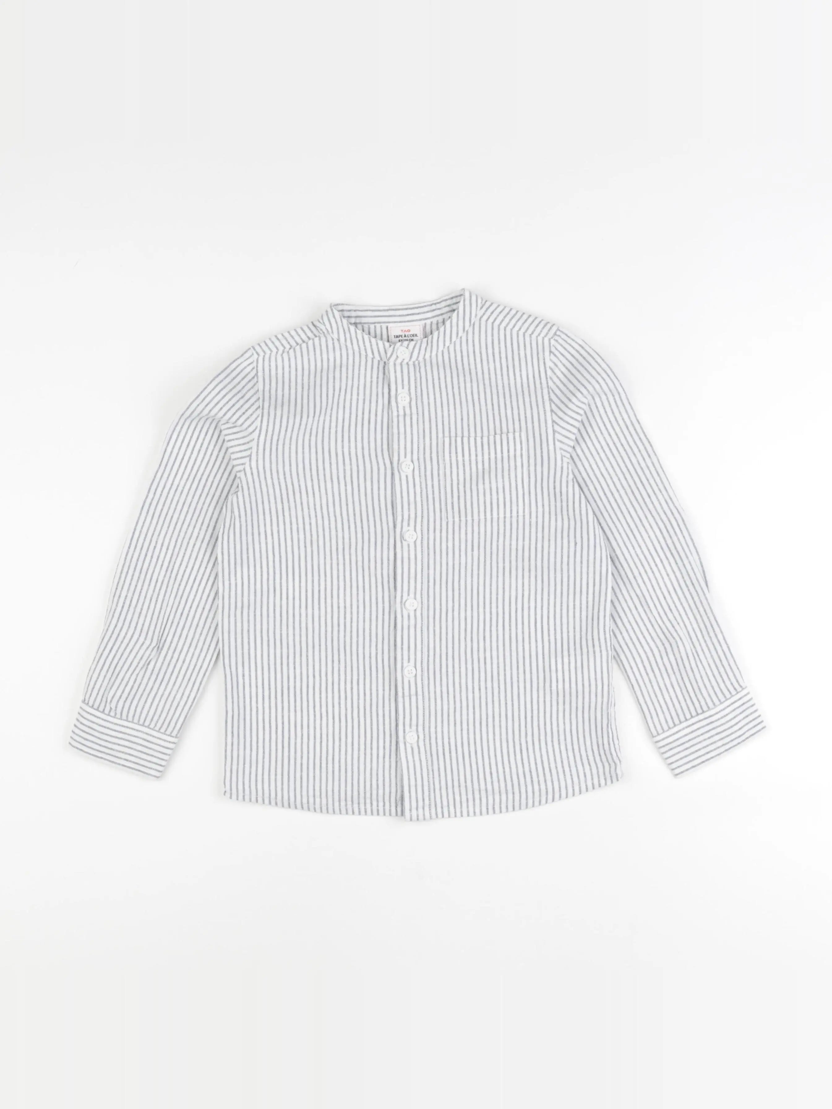 Tape à l'oeil - chemise blanc, bleu - 6 ans