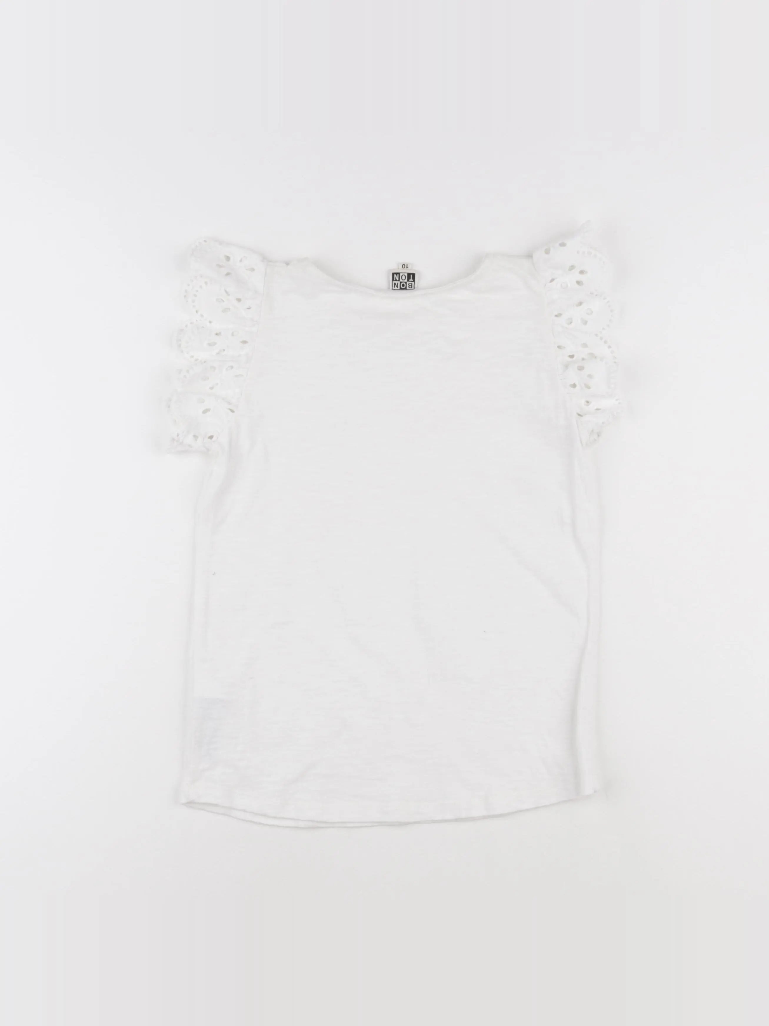 Bonton - tee-shirt blanc - 10 ans