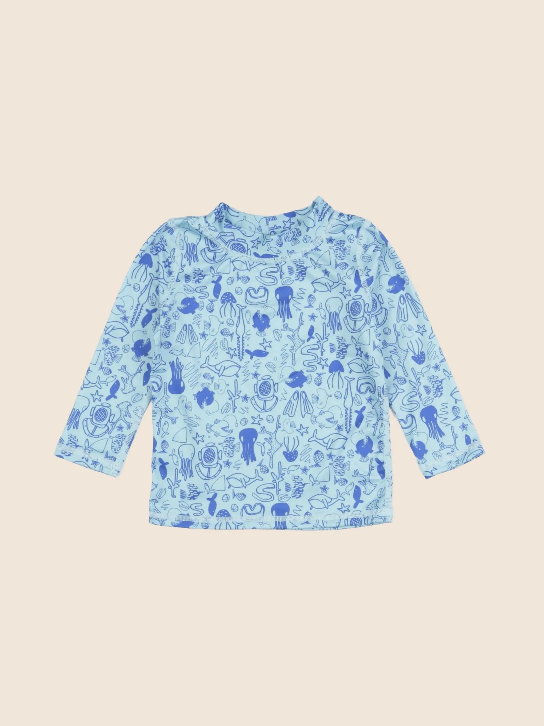 Soft Gallery - tee-shirt de bain bleu - 12 mois