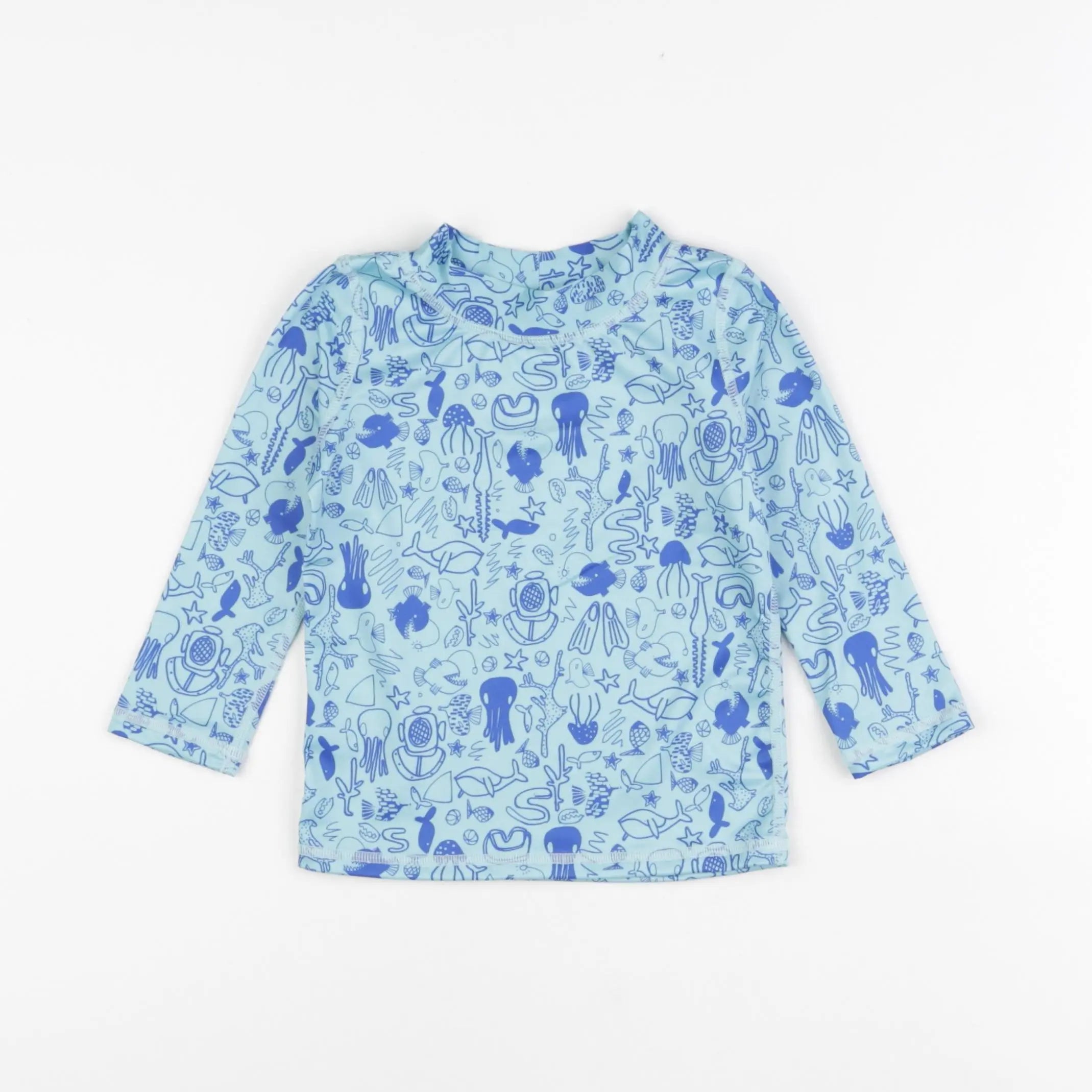 Soft Gallery - tee-shirt de bain bleu - 12 mois