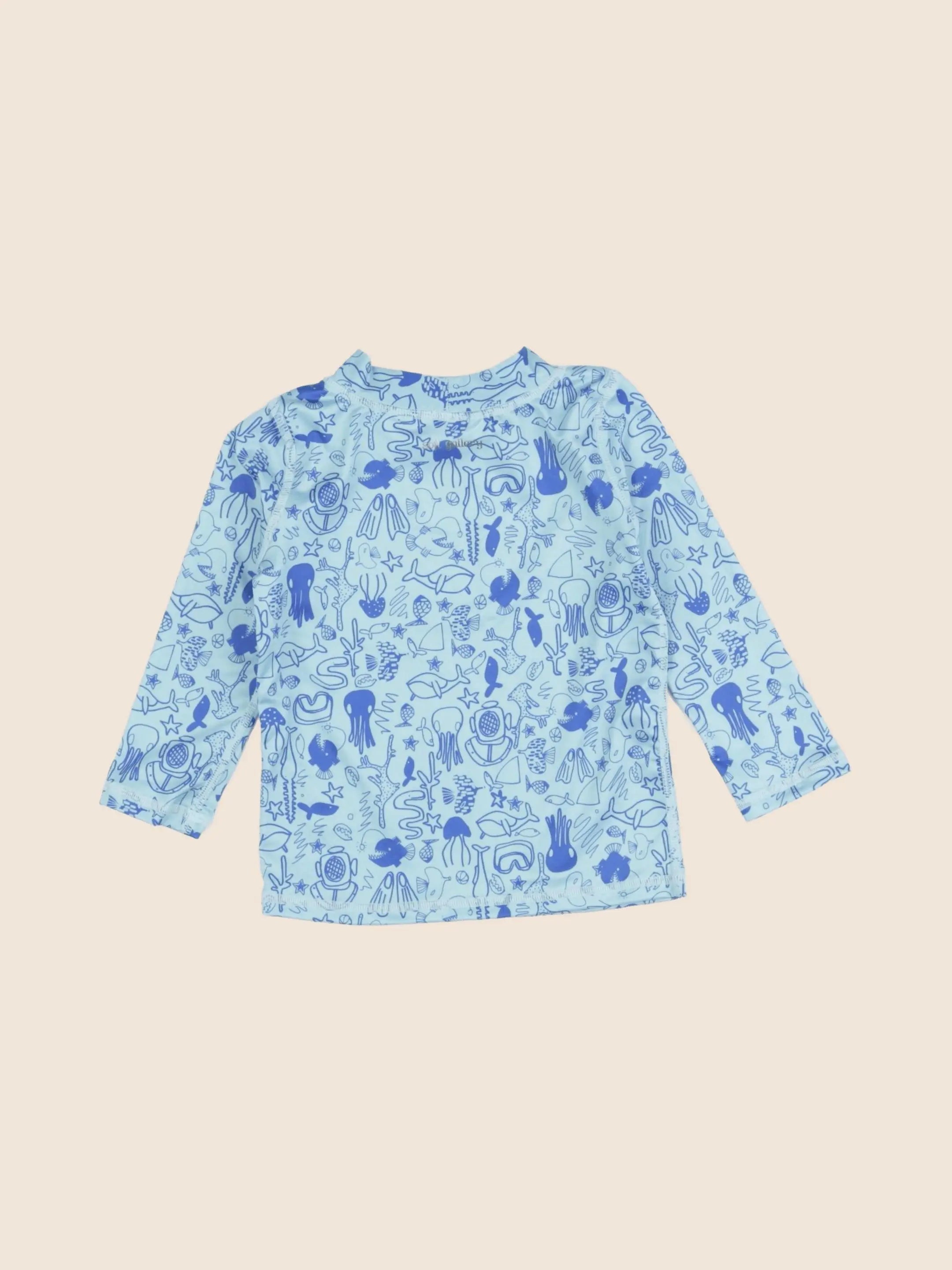 Soft Gallery - tee-shirt de bain bleu - 12 mois