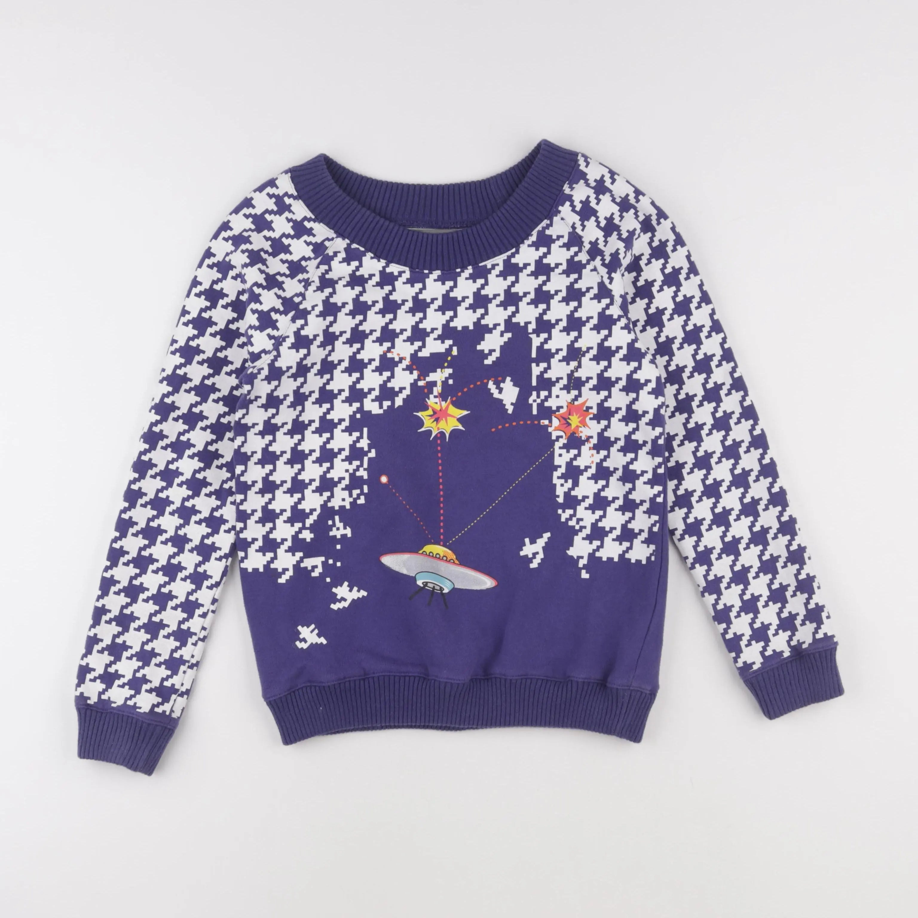 Milk on the rocks - sweat beige, violet, bleu - 10 ans