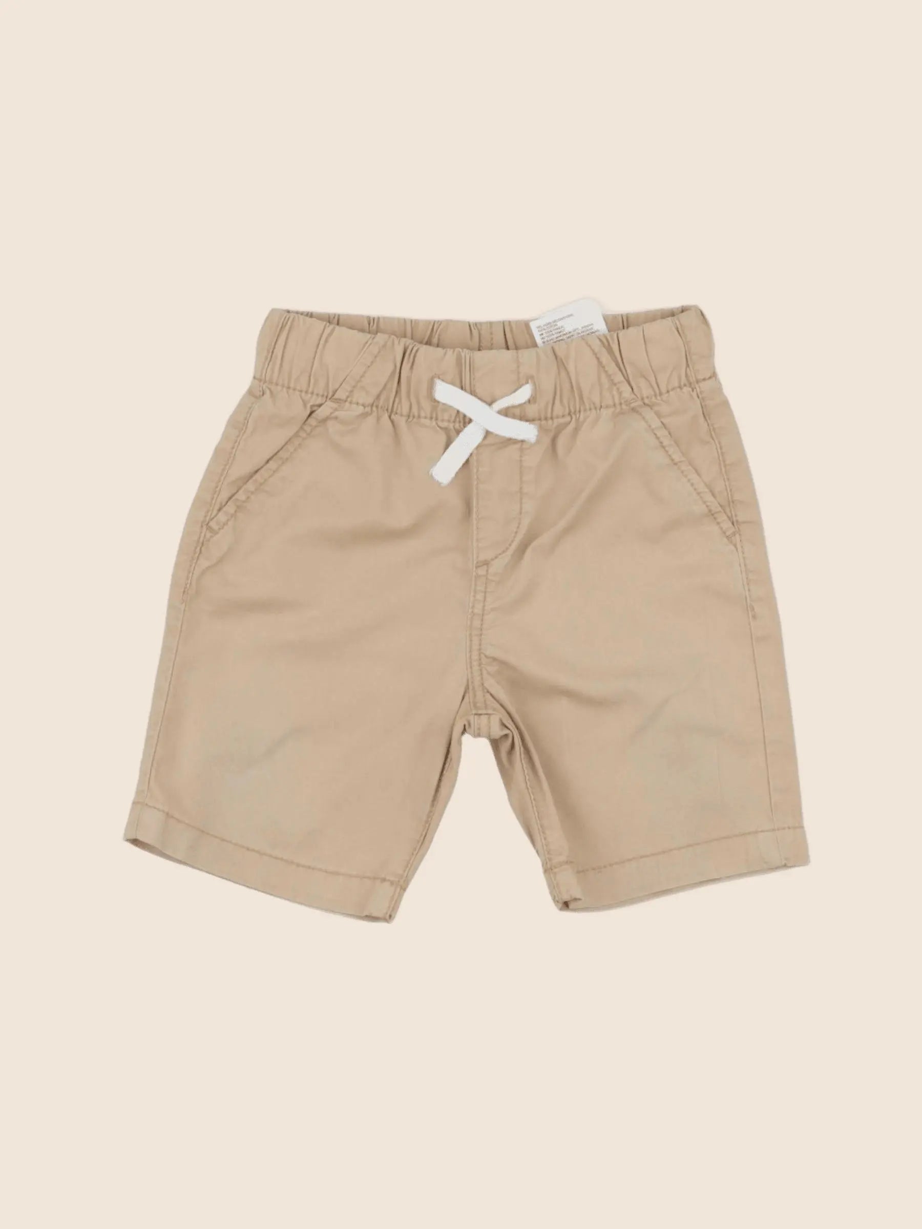 H&M - short beige - 9/12 mois