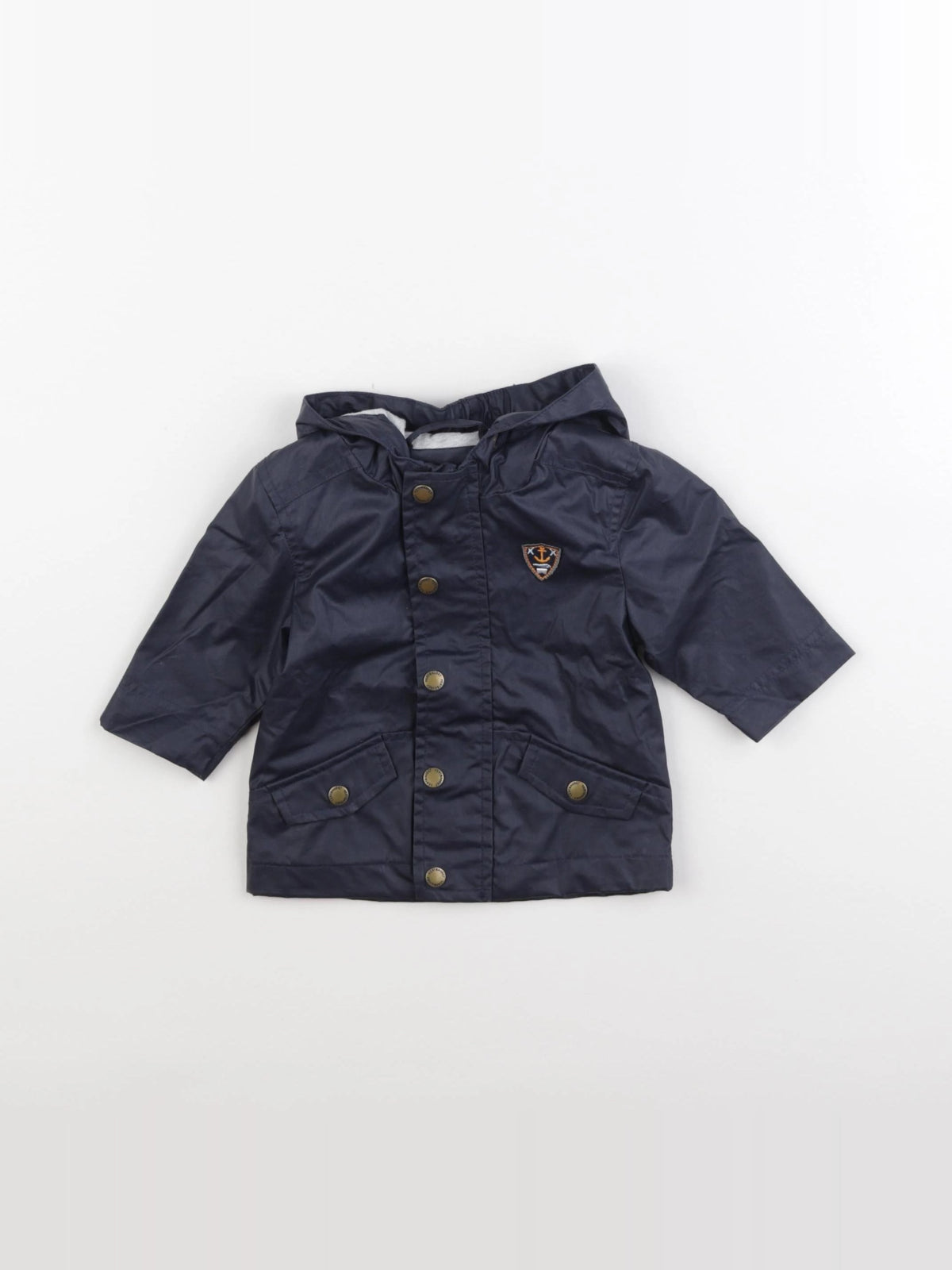 Vertbaudet - imperméable bleu - 3 mois