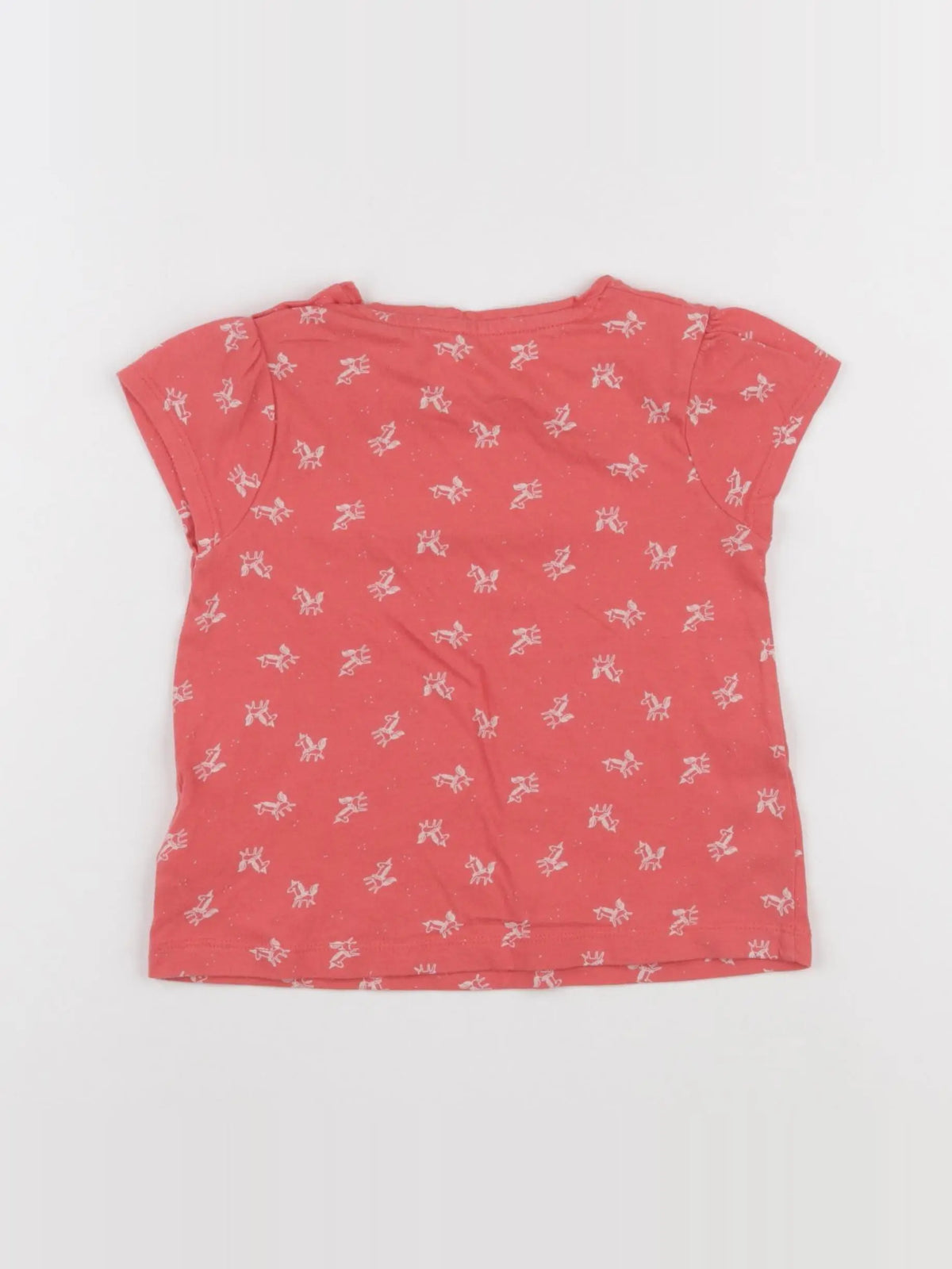 Vertbaudet - tee-shirt rose - 2 ans