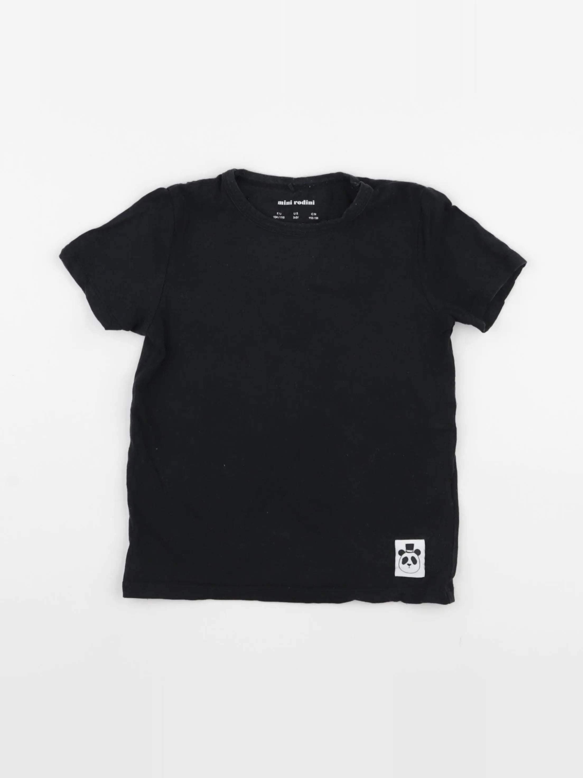 Mini Rodini - tee-shirt noir - 3/4 ans