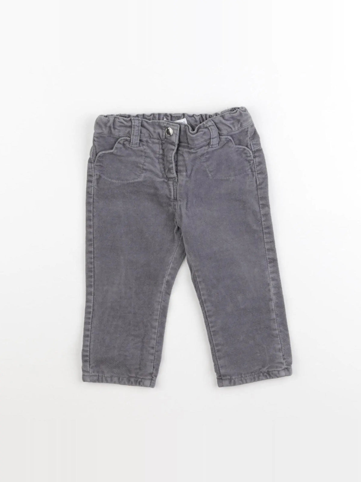 Vertbaudet - pantalon gris - 6 mois
