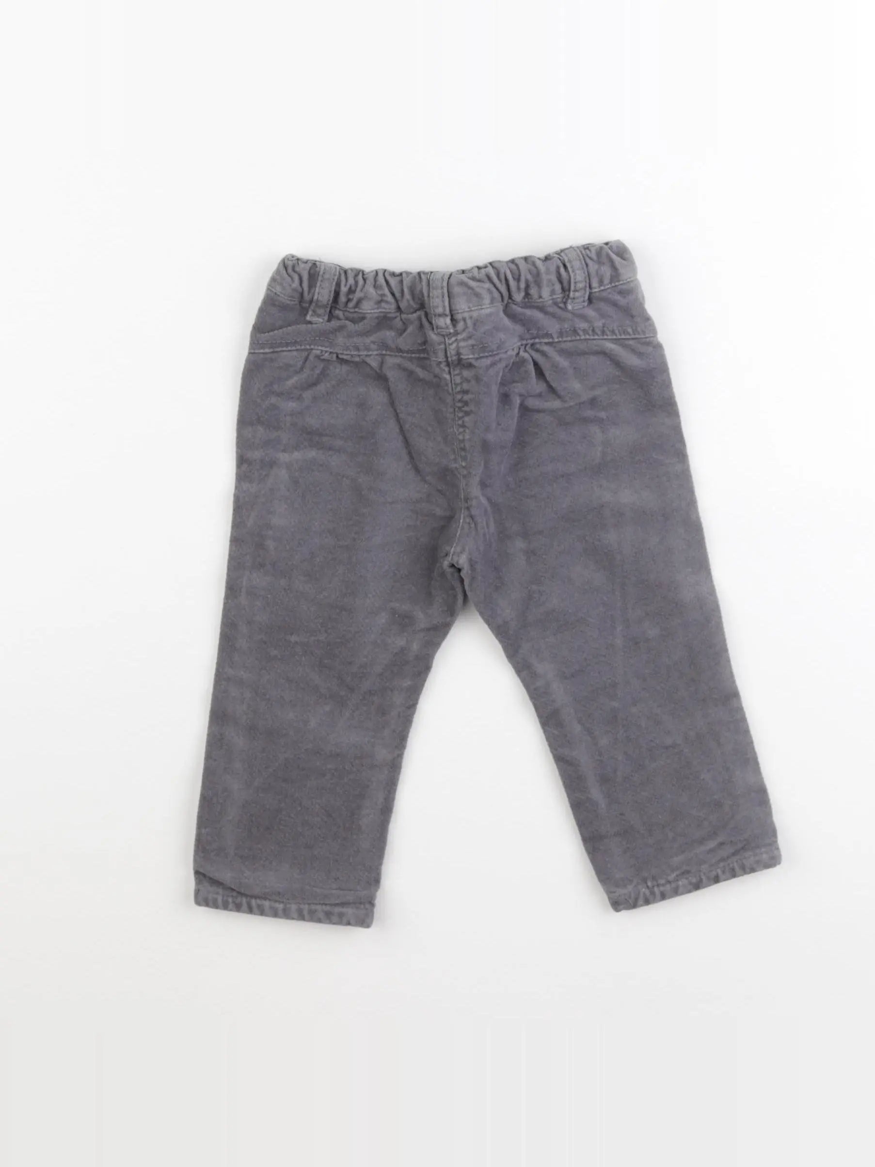 Vertbaudet - pantalon gris - 6 mois
