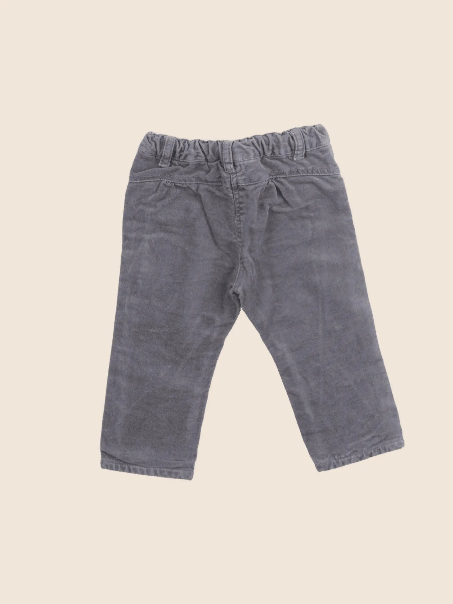 Vertbaudet - pantalon gris - 6 mois