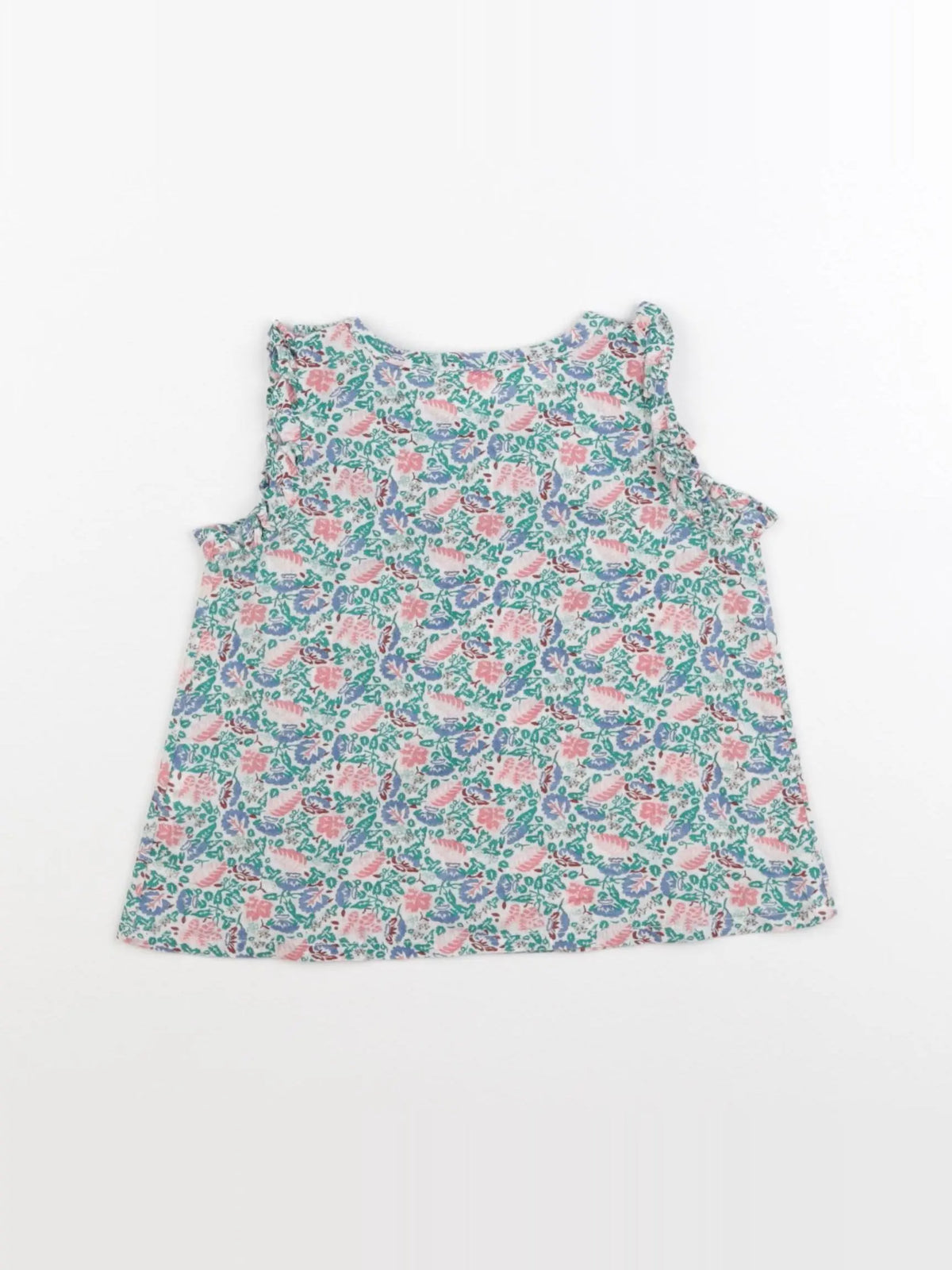 Boutchou - blouse vert - 9 mois