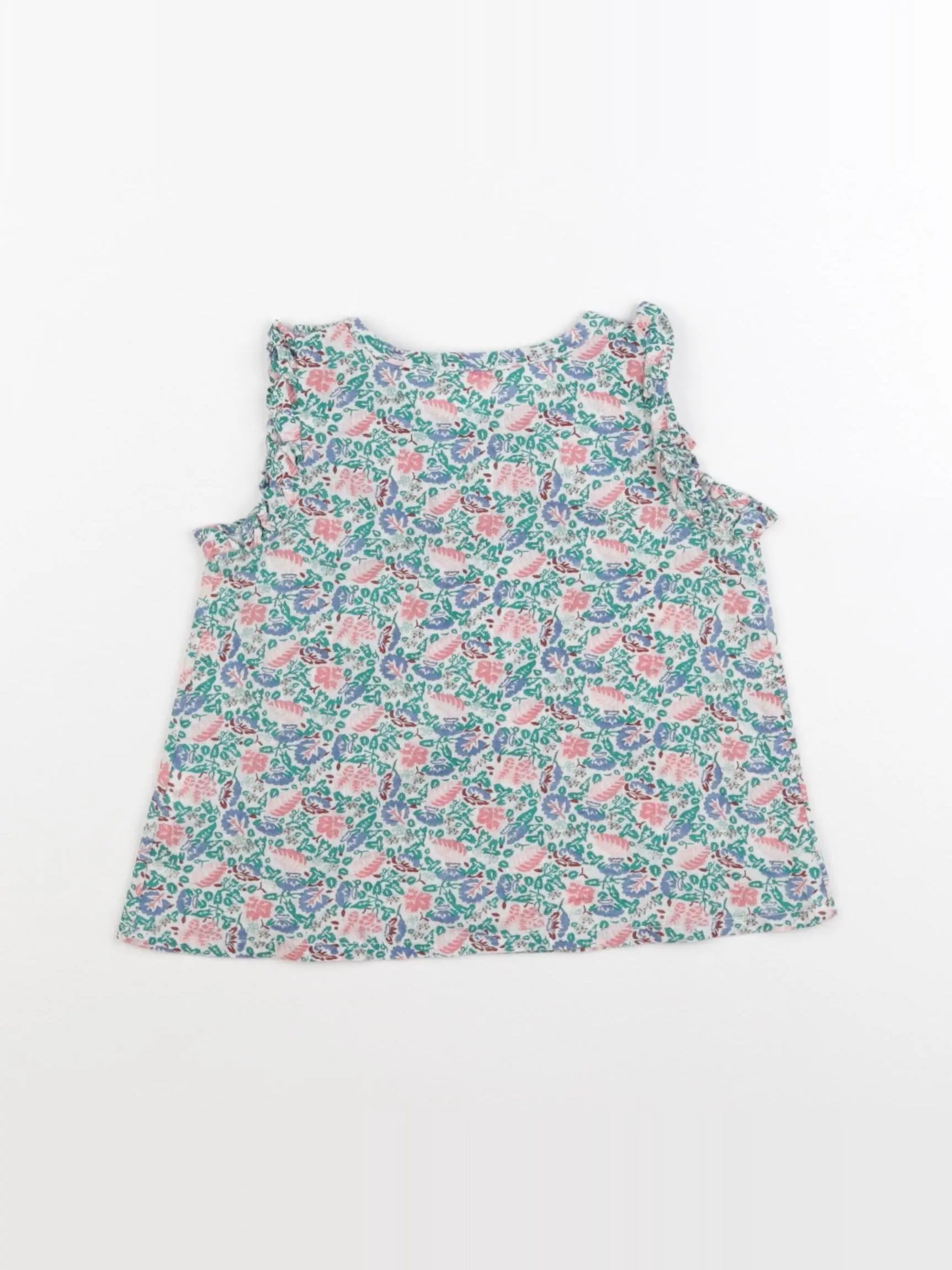 Boutchou - blouse vert - 9 mois