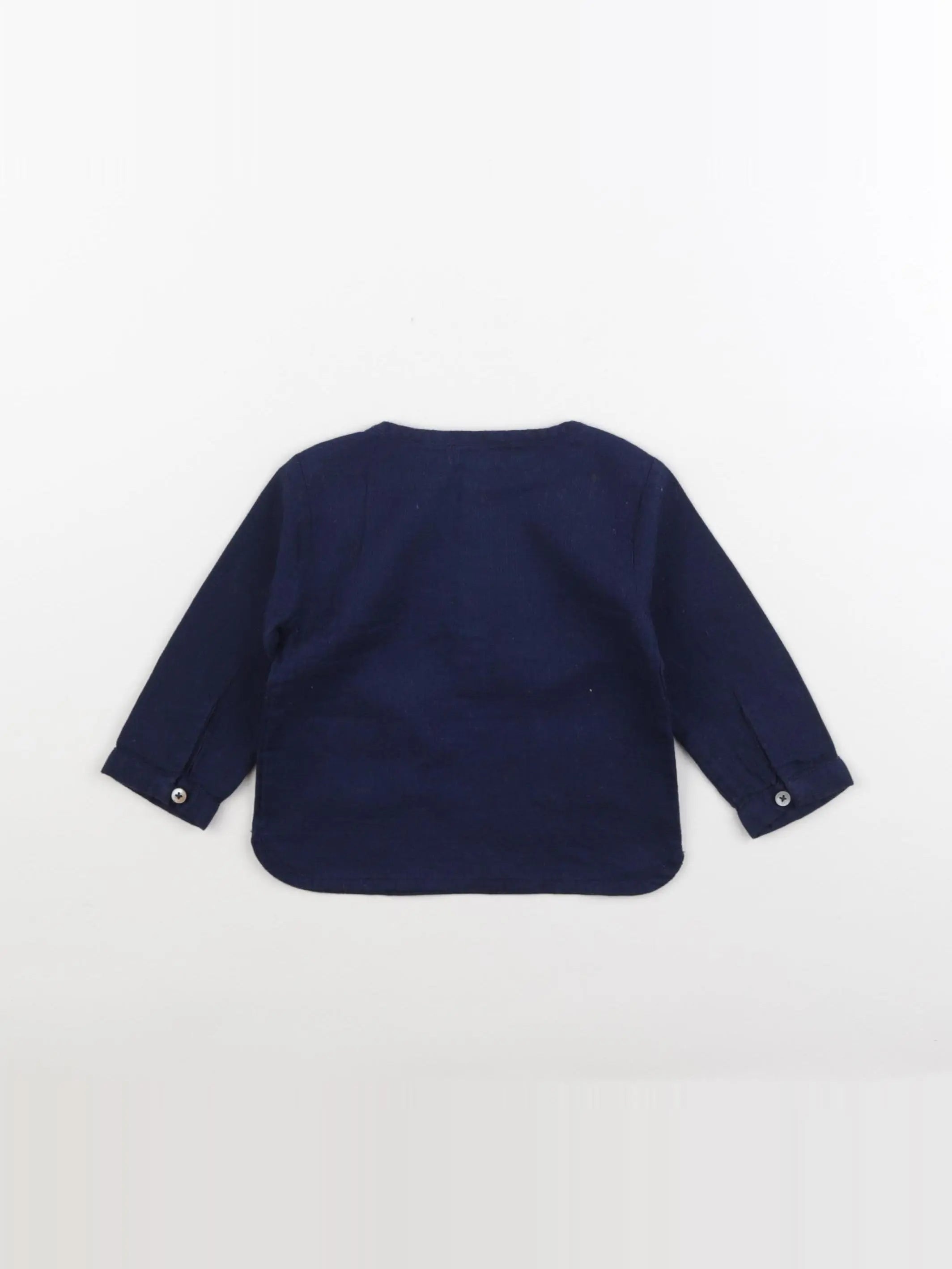Natalys - blouse bleu - 6 mois