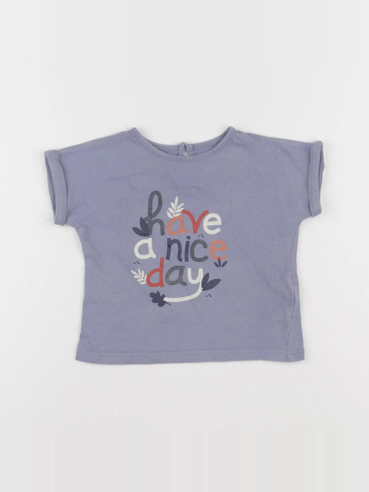 Boutchou - tee-shirt bleu - 18 mois