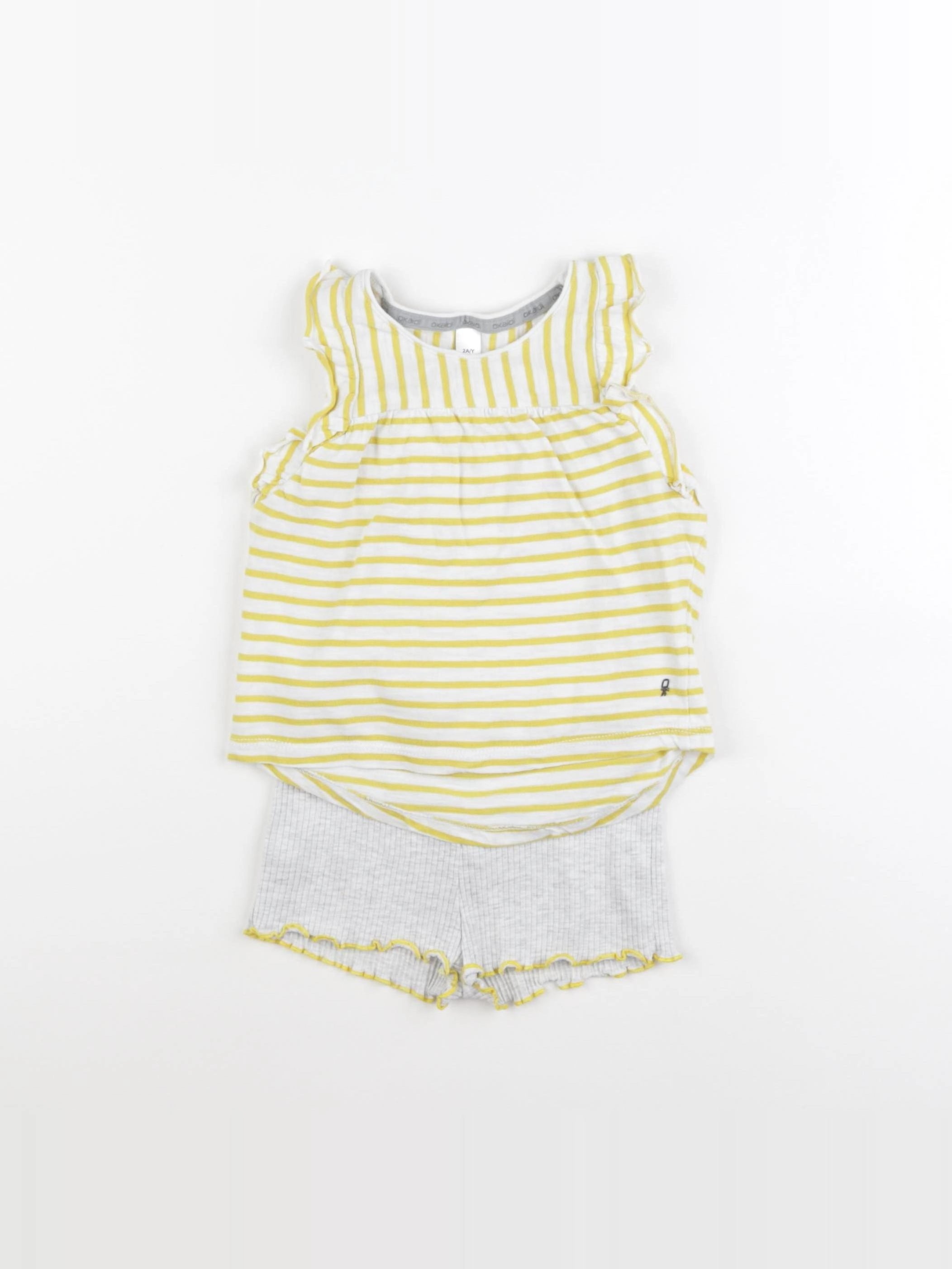 Okaidi - pyjama coton jaune - 2 ans