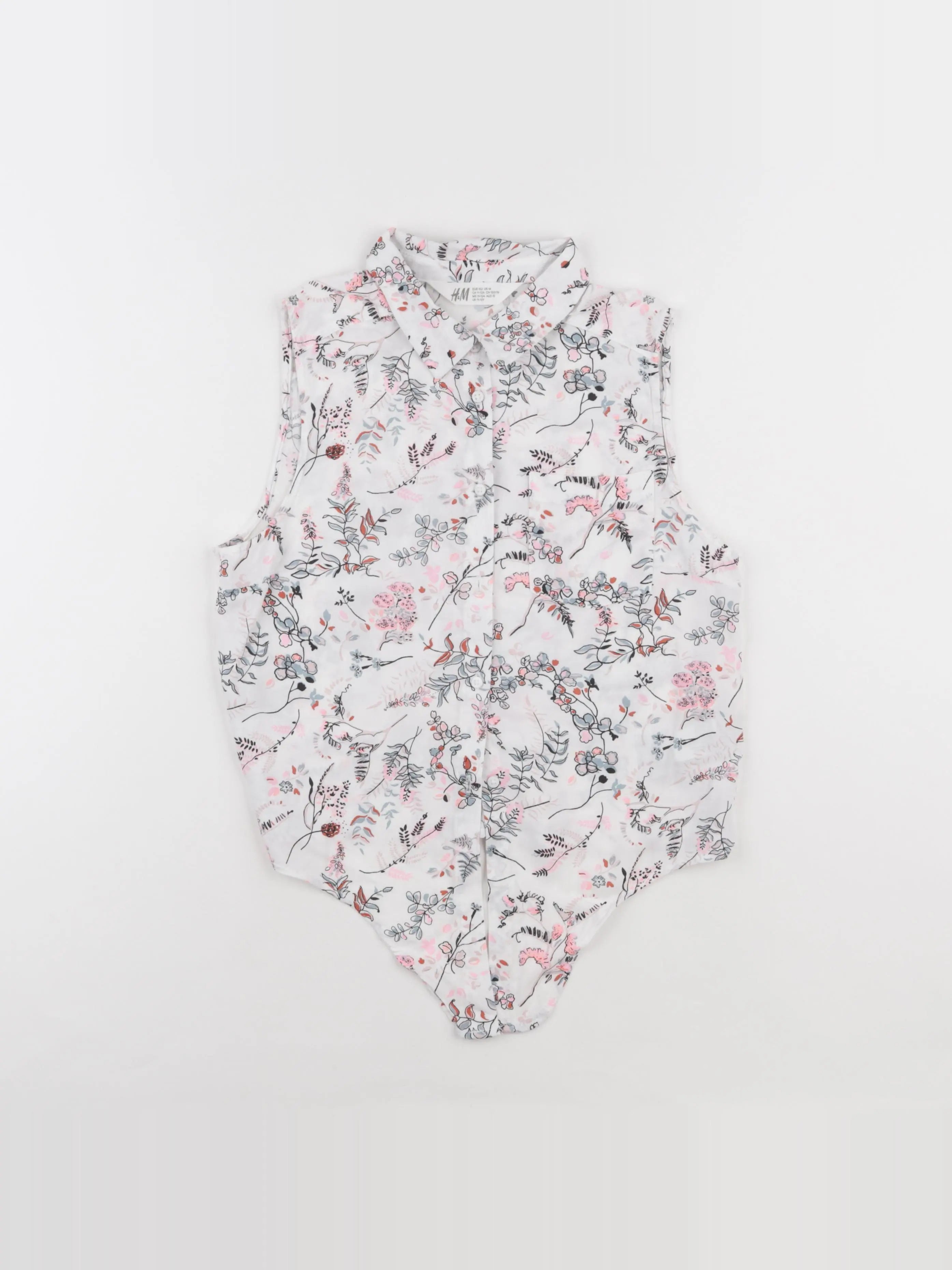 H&M - blouse blanc - 11/12 ans