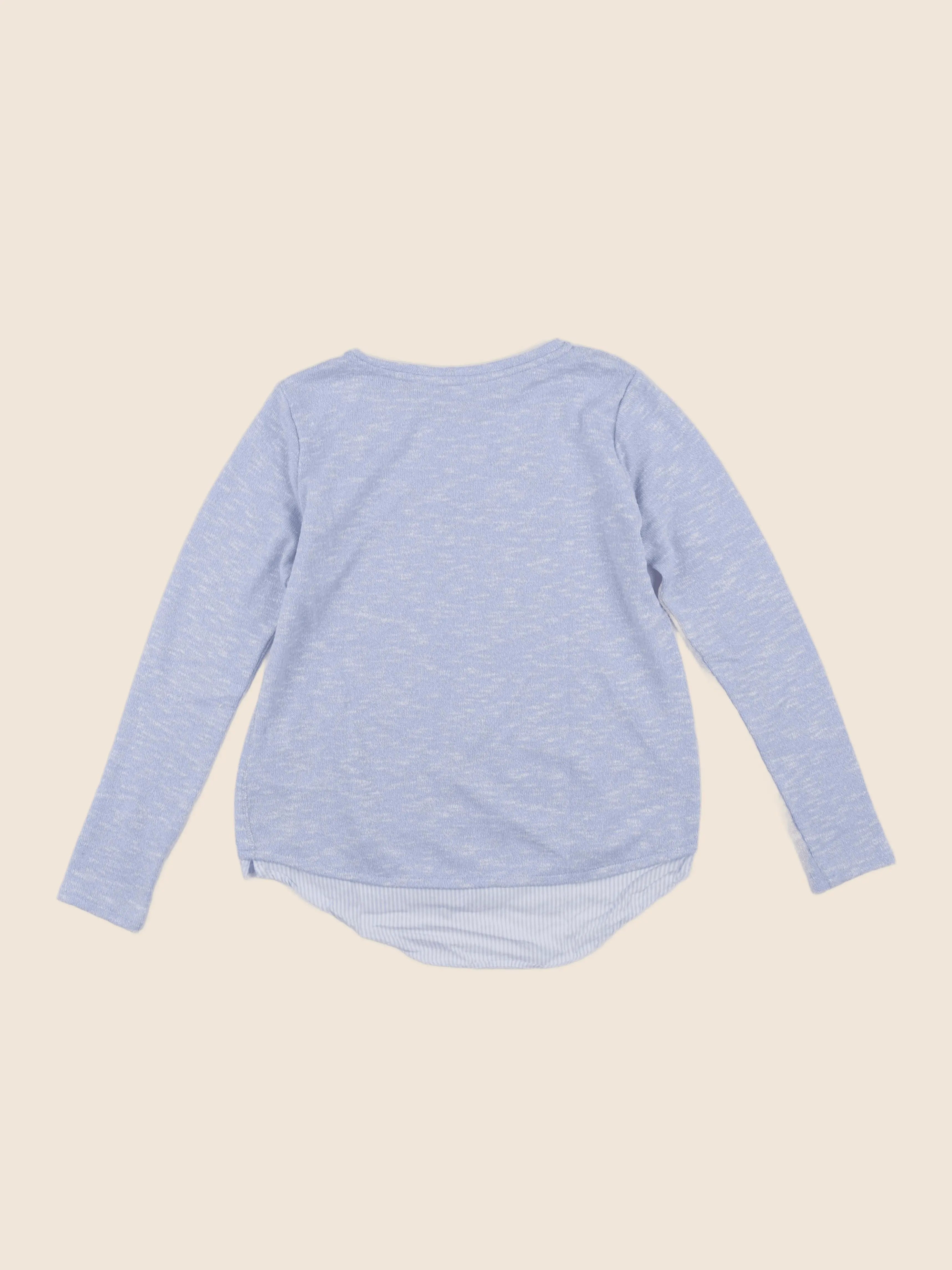 H&M - pull bleu - 10/12 ans