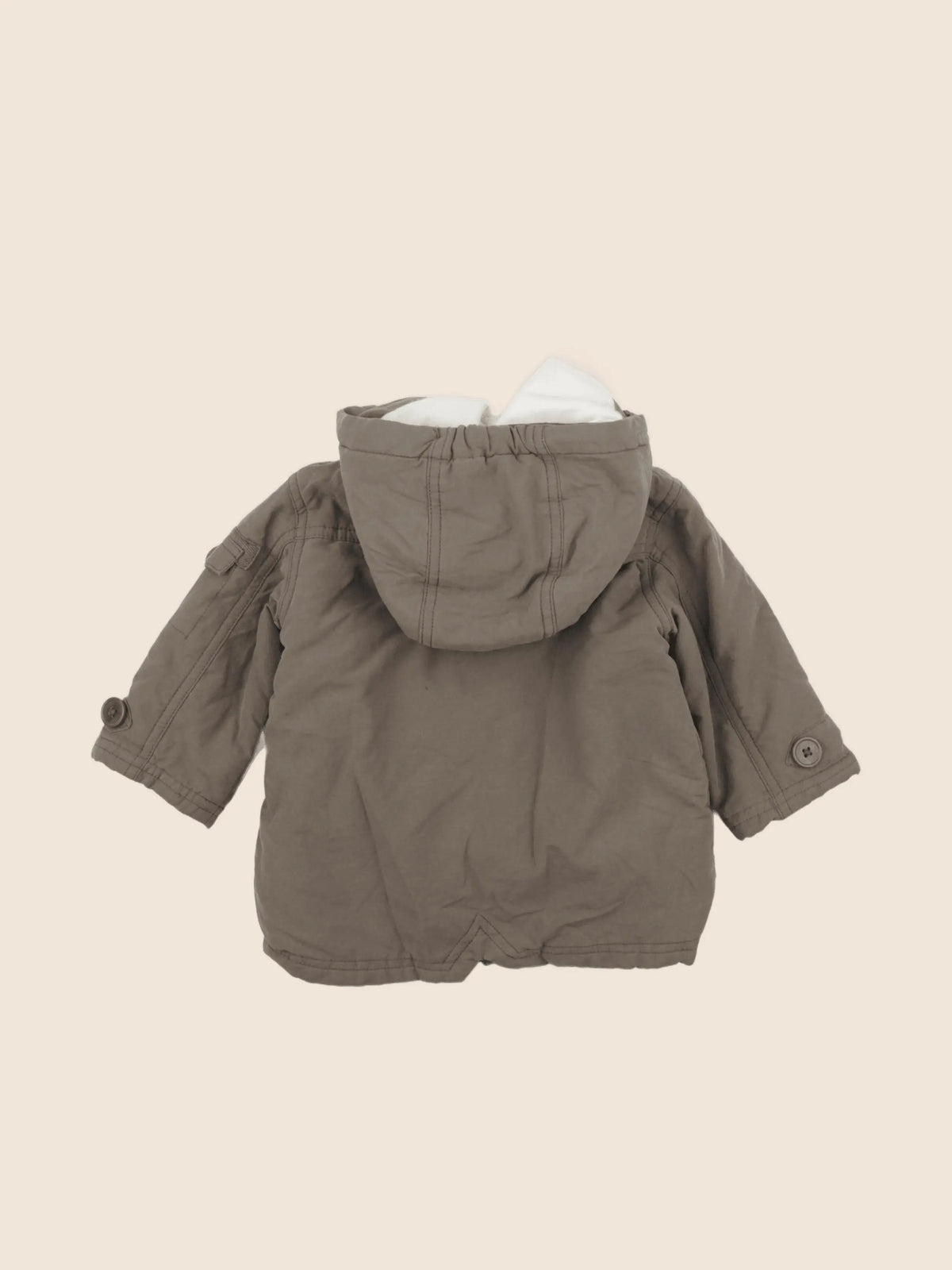 Vertbaudet - parka vert - 12 mois