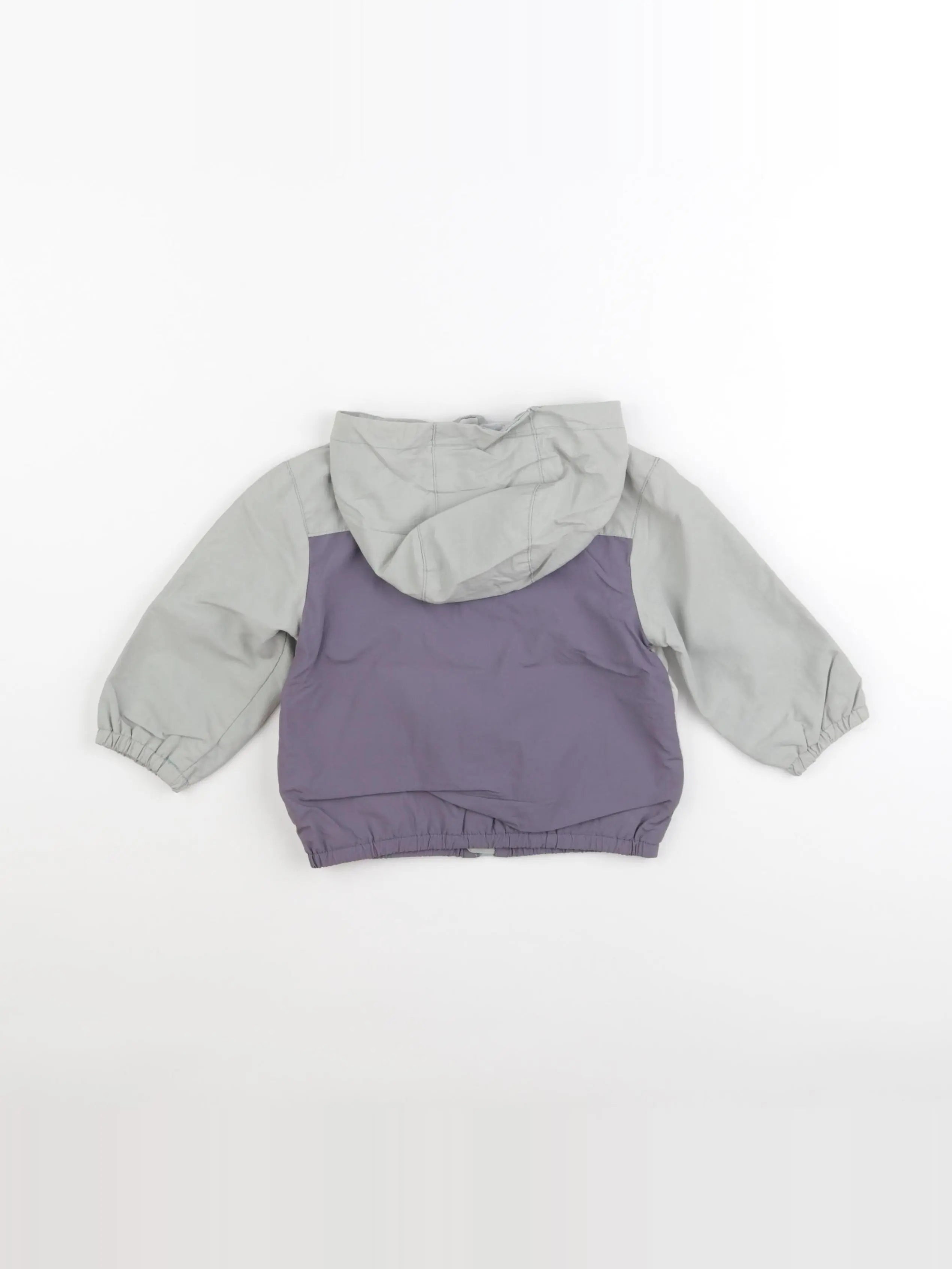 Vertbaudet - coupe-vent gris, vert - 12 mois