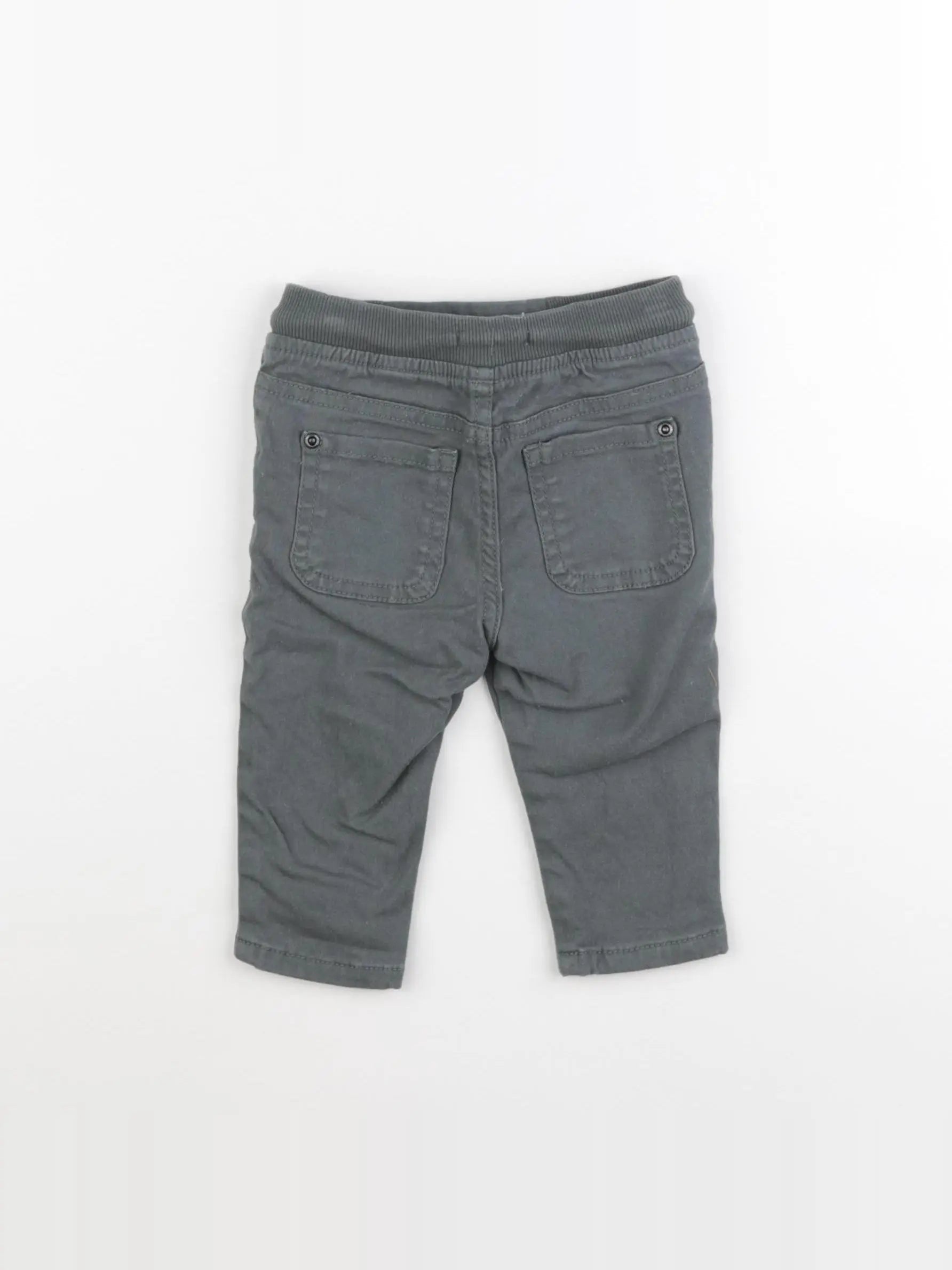 Vertbaudet - pantalon vert - 6 mois