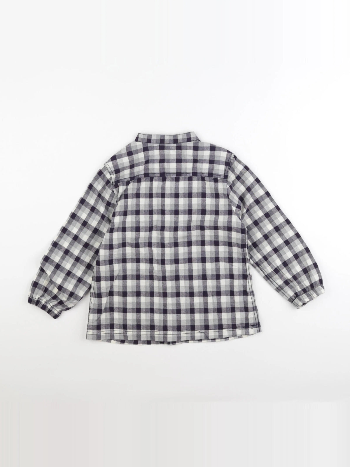Okaidi - chemise violet, gris - 4 ans
