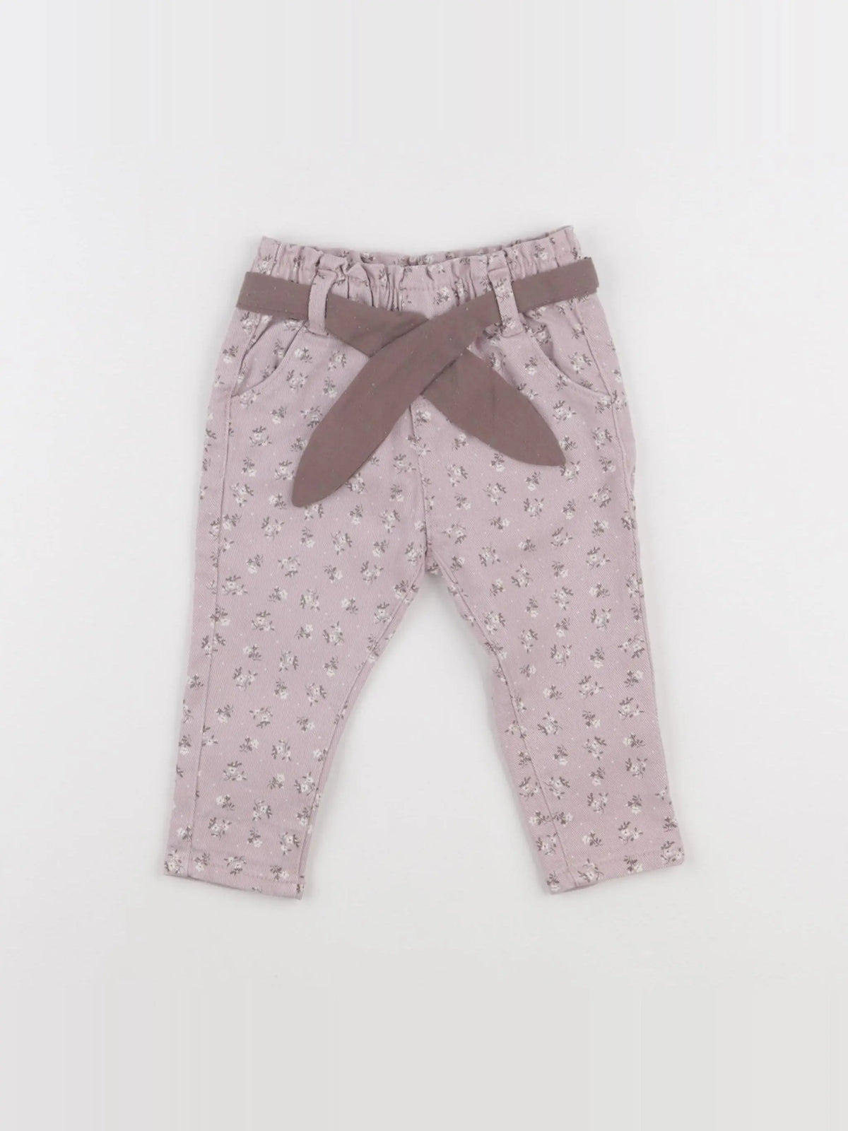 Vertbaudet - pantalon rose - 9 mois