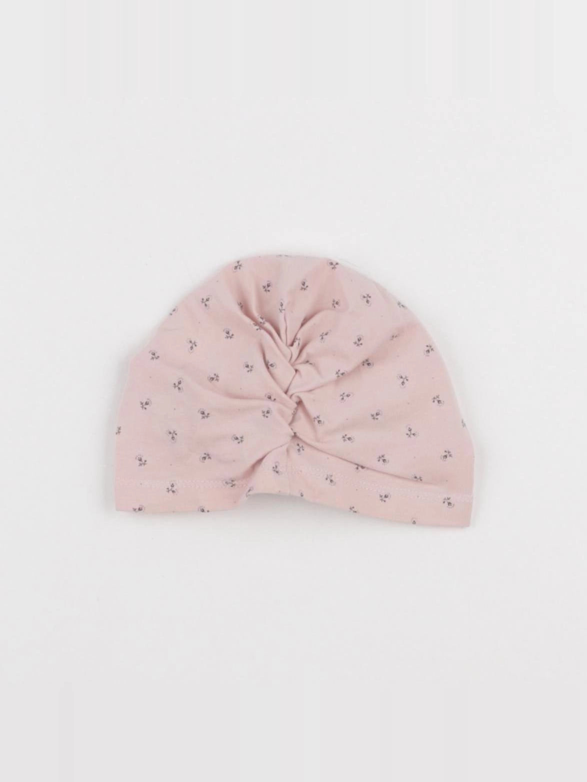 Vertbaudet - bonnet rose - 3/6 mois