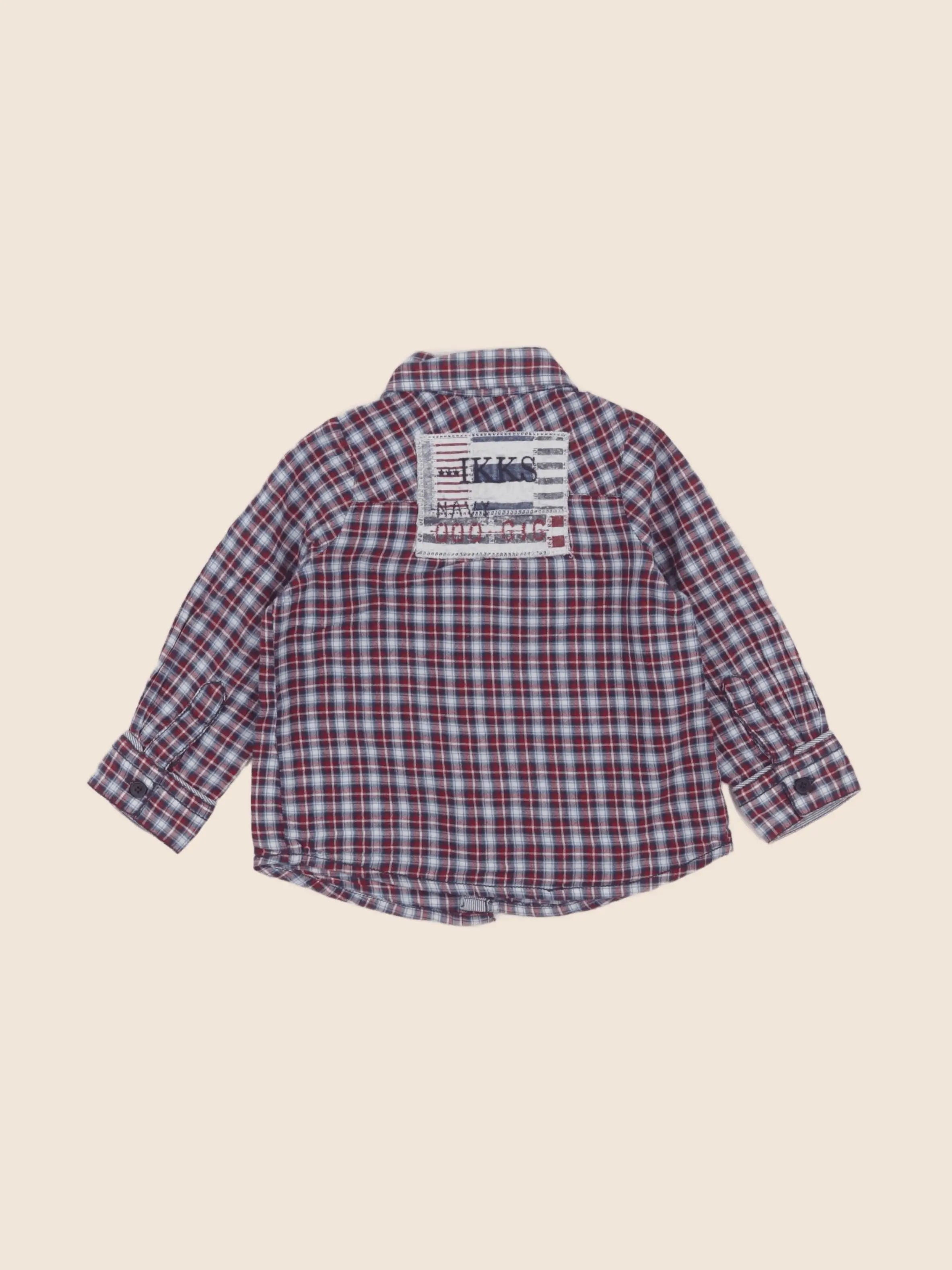IKKS - chemise rouge - 12 mois