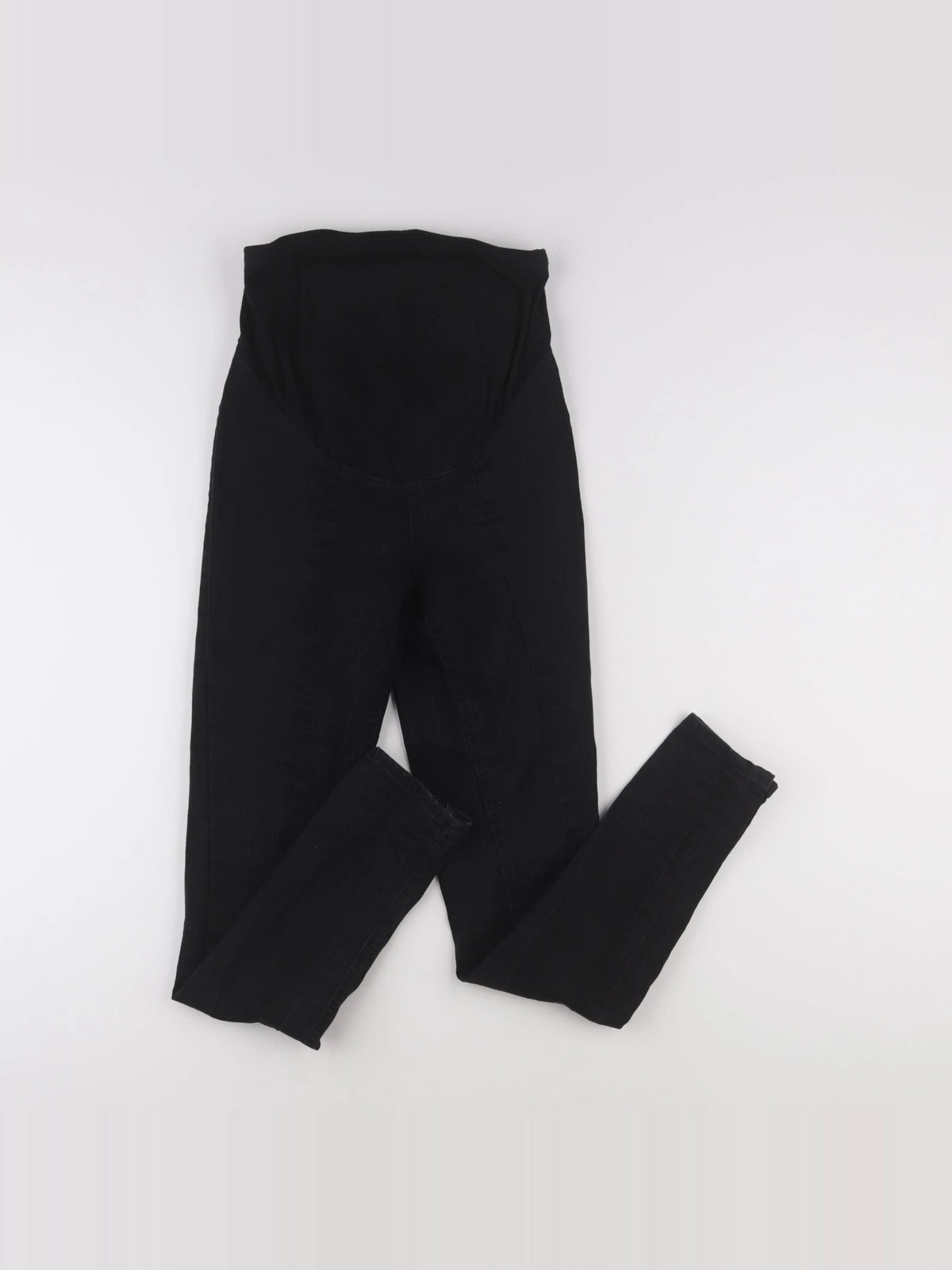 H&M - jean grossesse noir - xs
