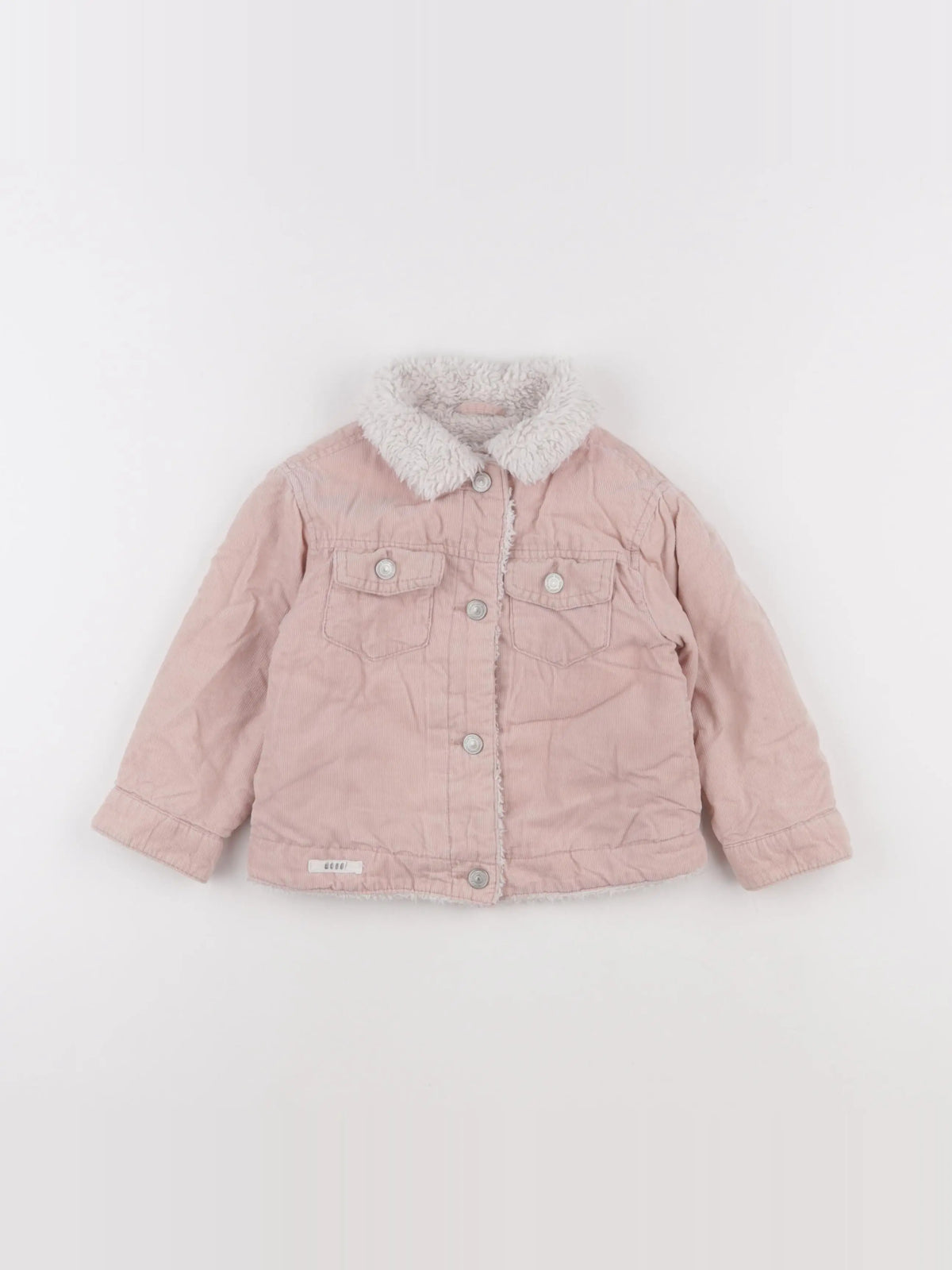 Zara - veste rose - 12/18 mois