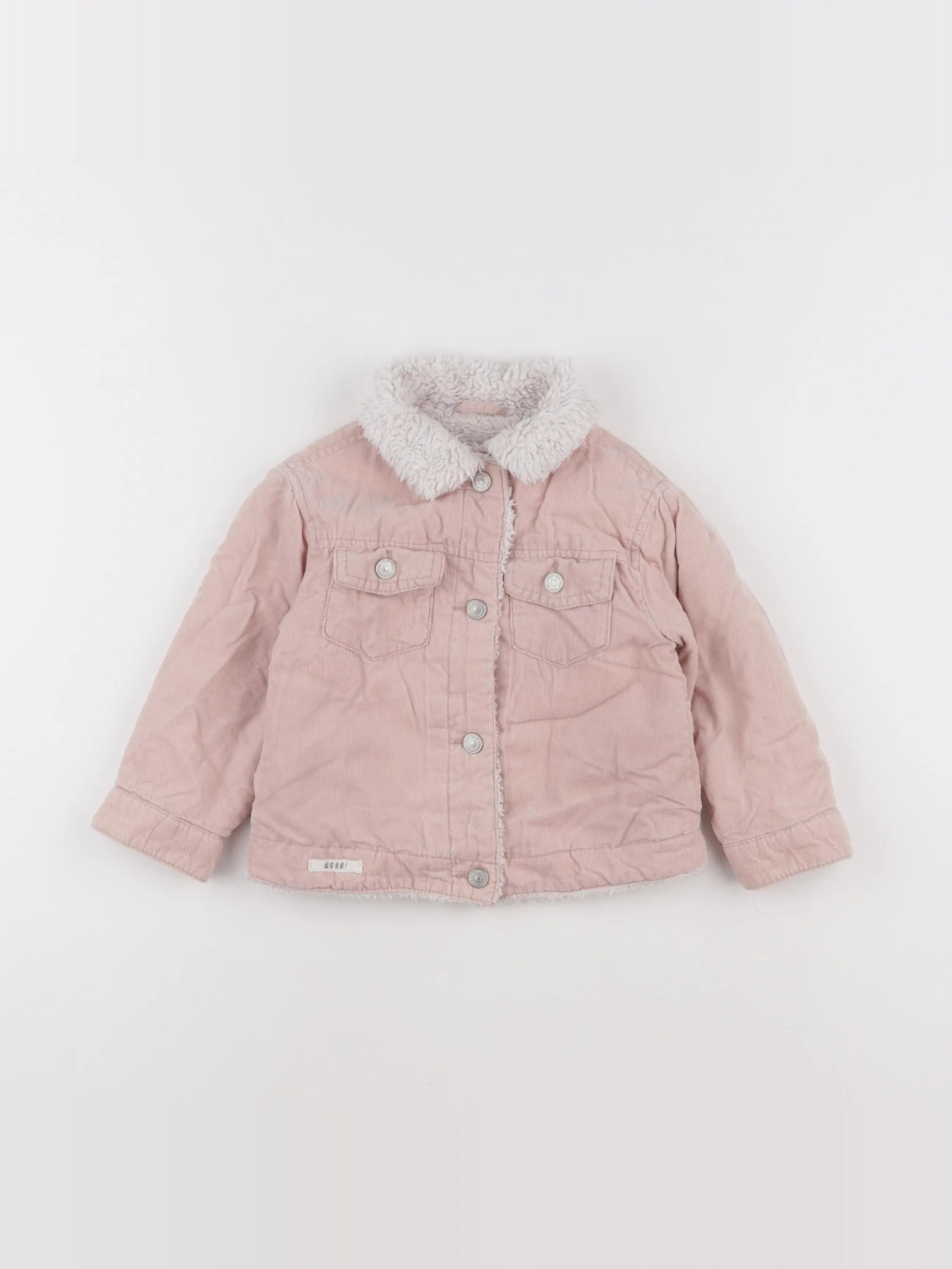 Zara - veste rose - 12/18 mois