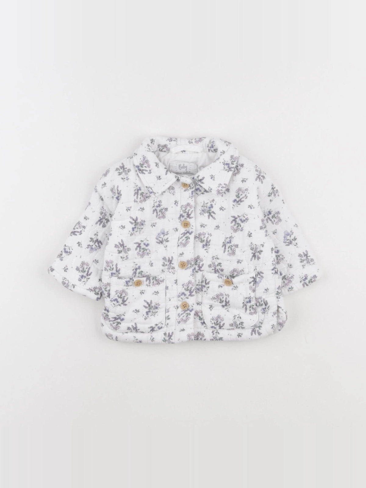 Vertbaudet - veste blanc - 3 mois