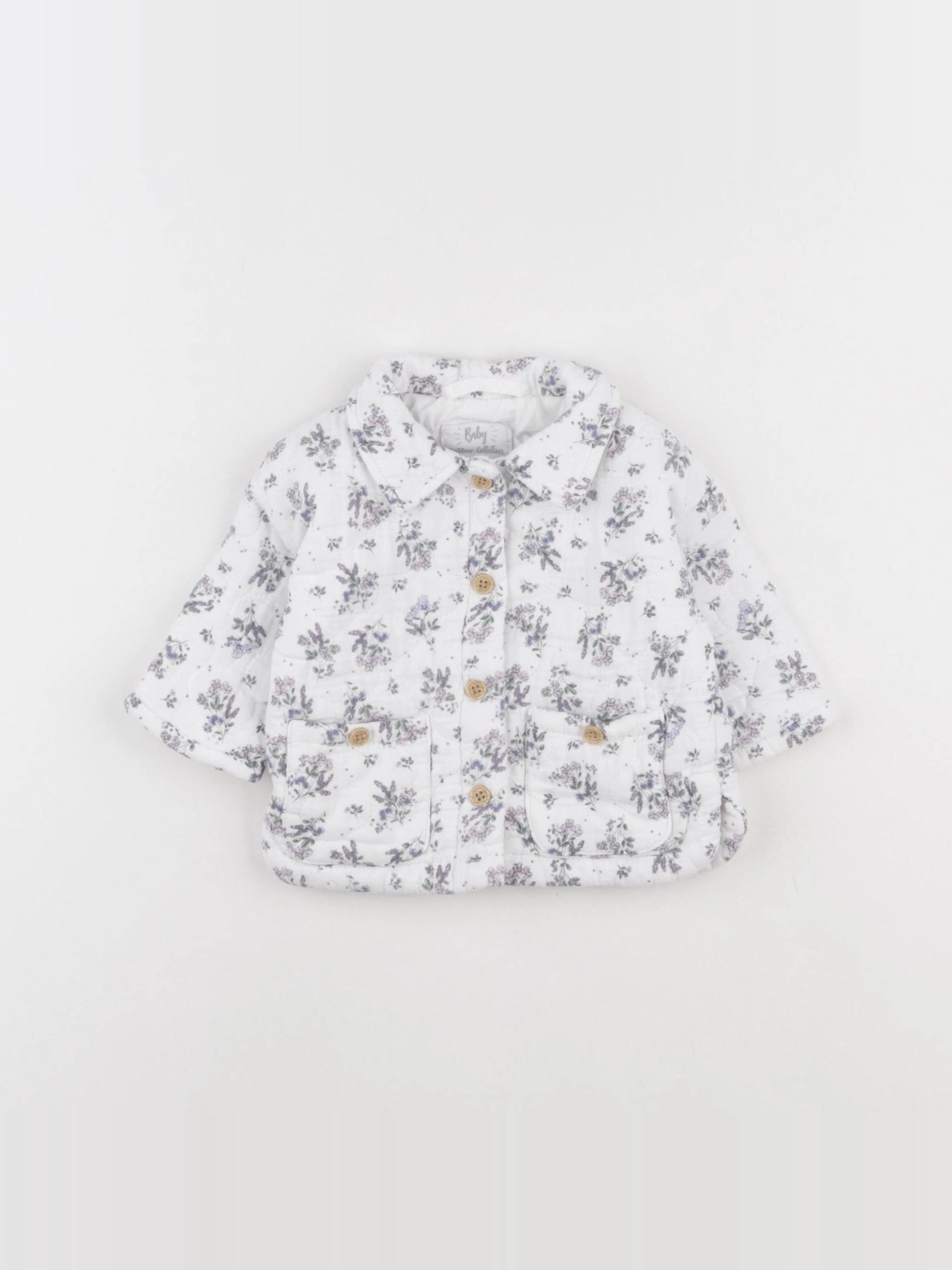 Vertbaudet - veste blanc - 3 mois