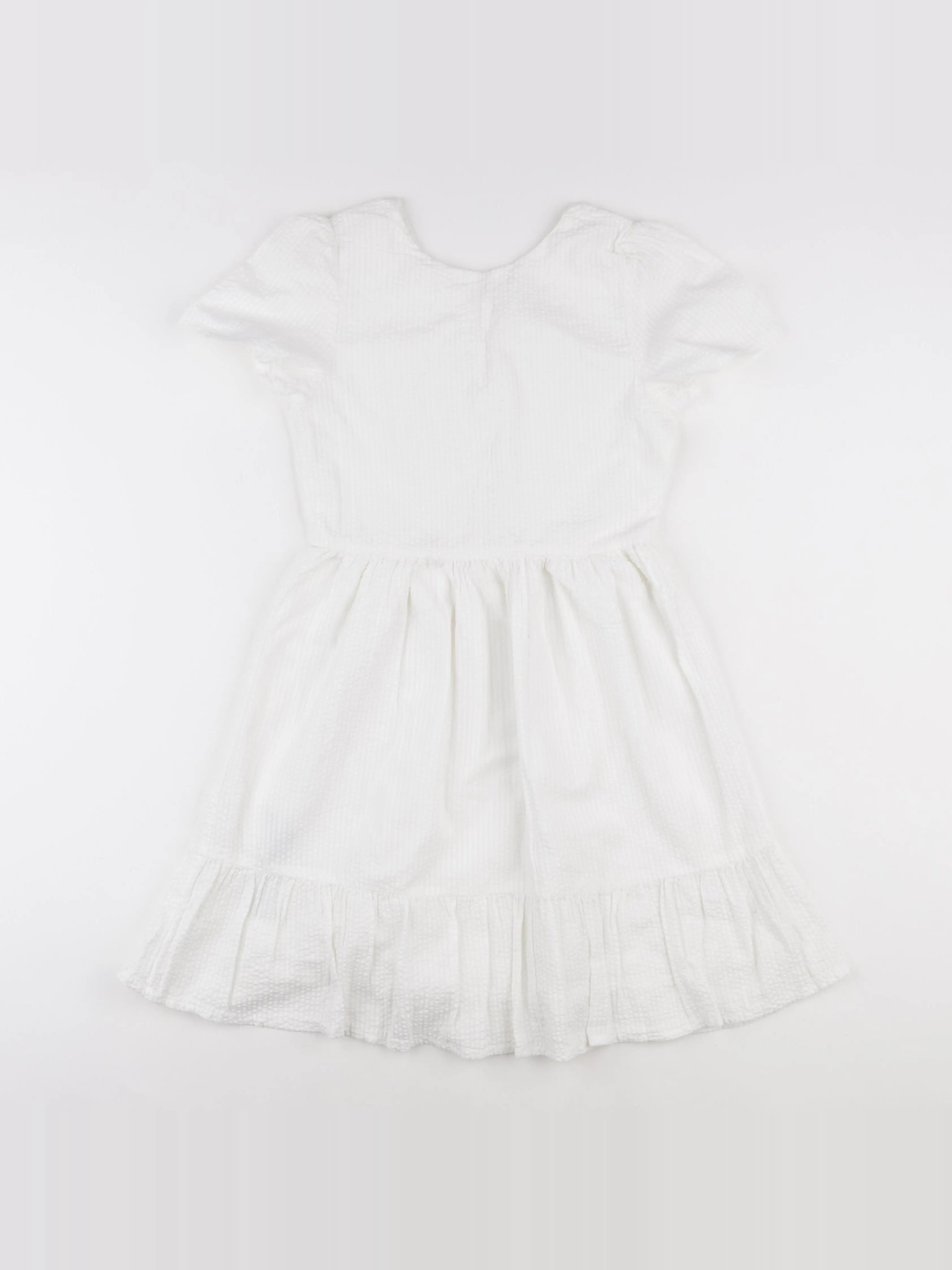 IKKS - robe blanc - 10 ans