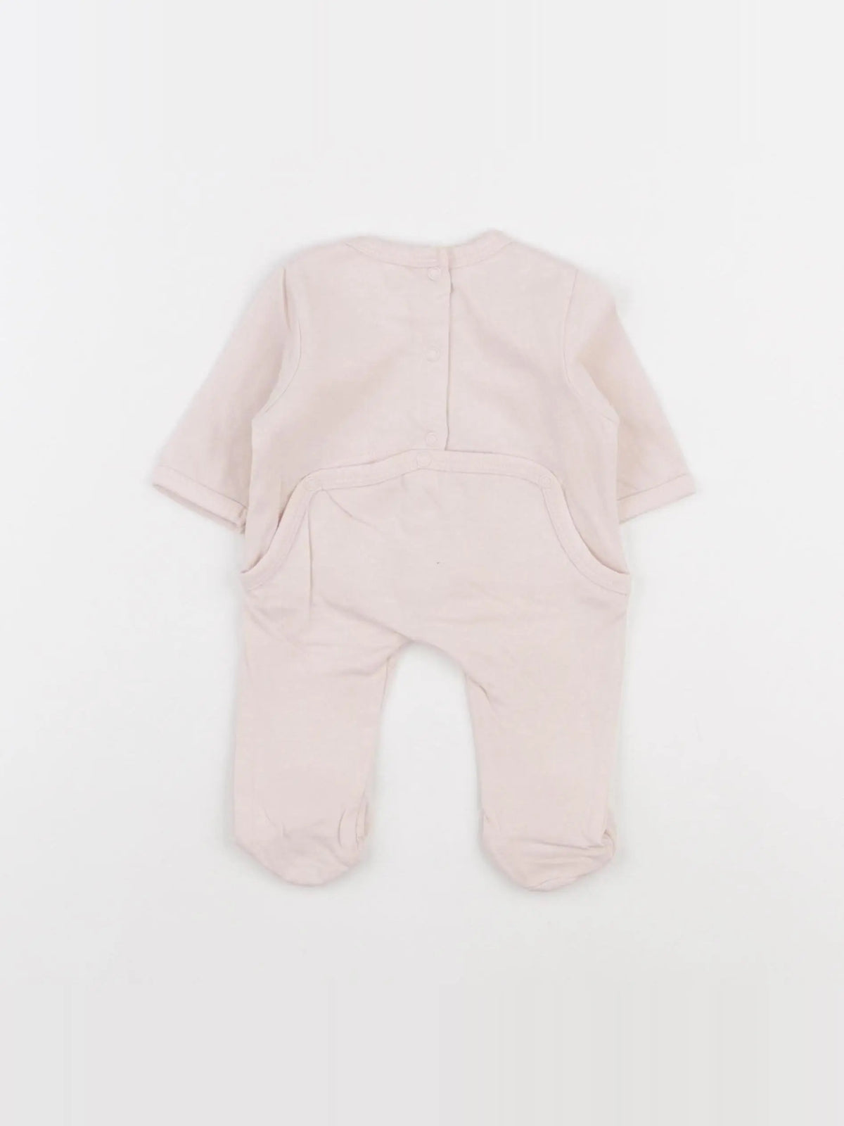 Vertbaudet - pyjama coton rose - 0 mois