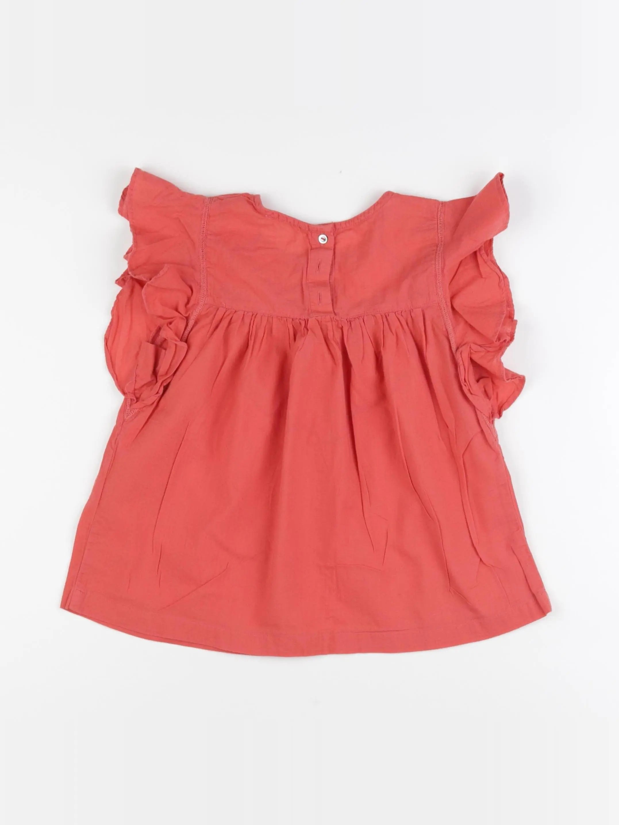 Monoprix - blouse rouge - 8 ans