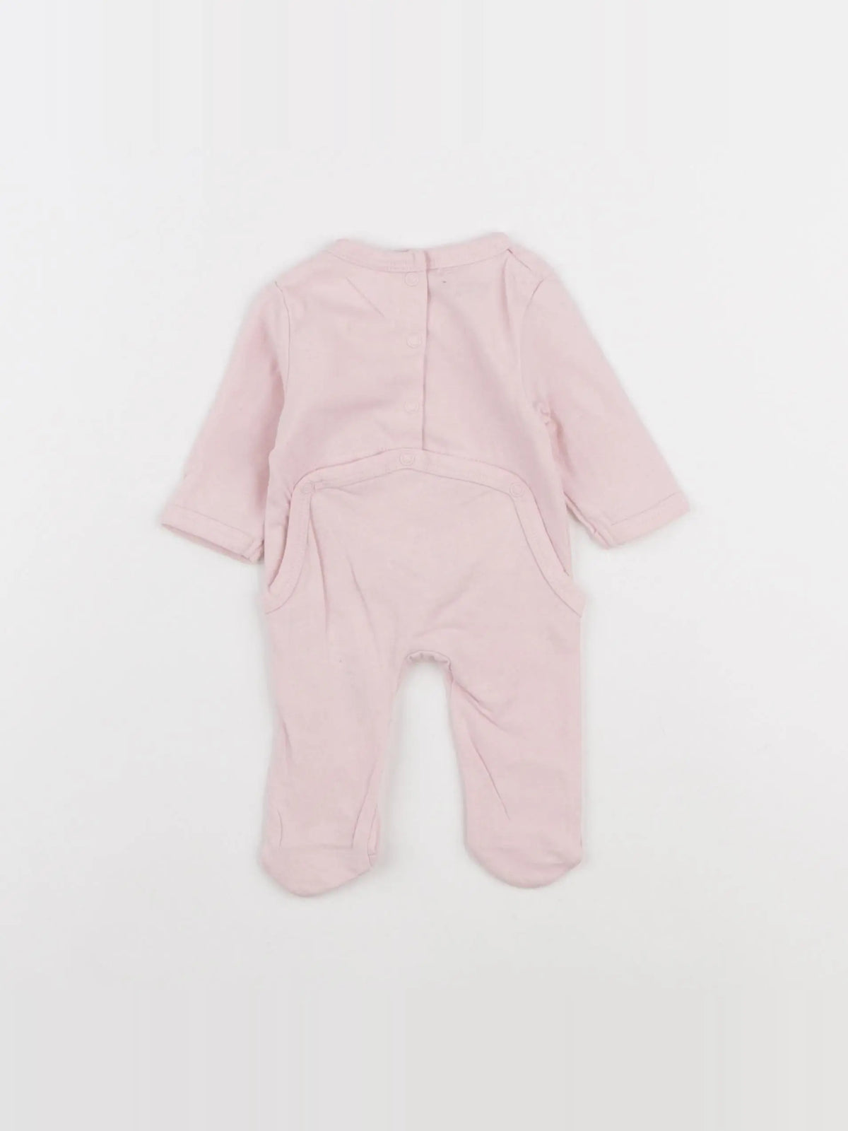 Vertbaudet - pyjama coton rose - 0 mois