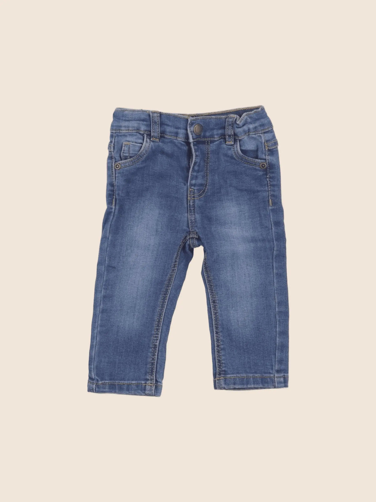 Vertbaudet - jean bleu - 6 mois